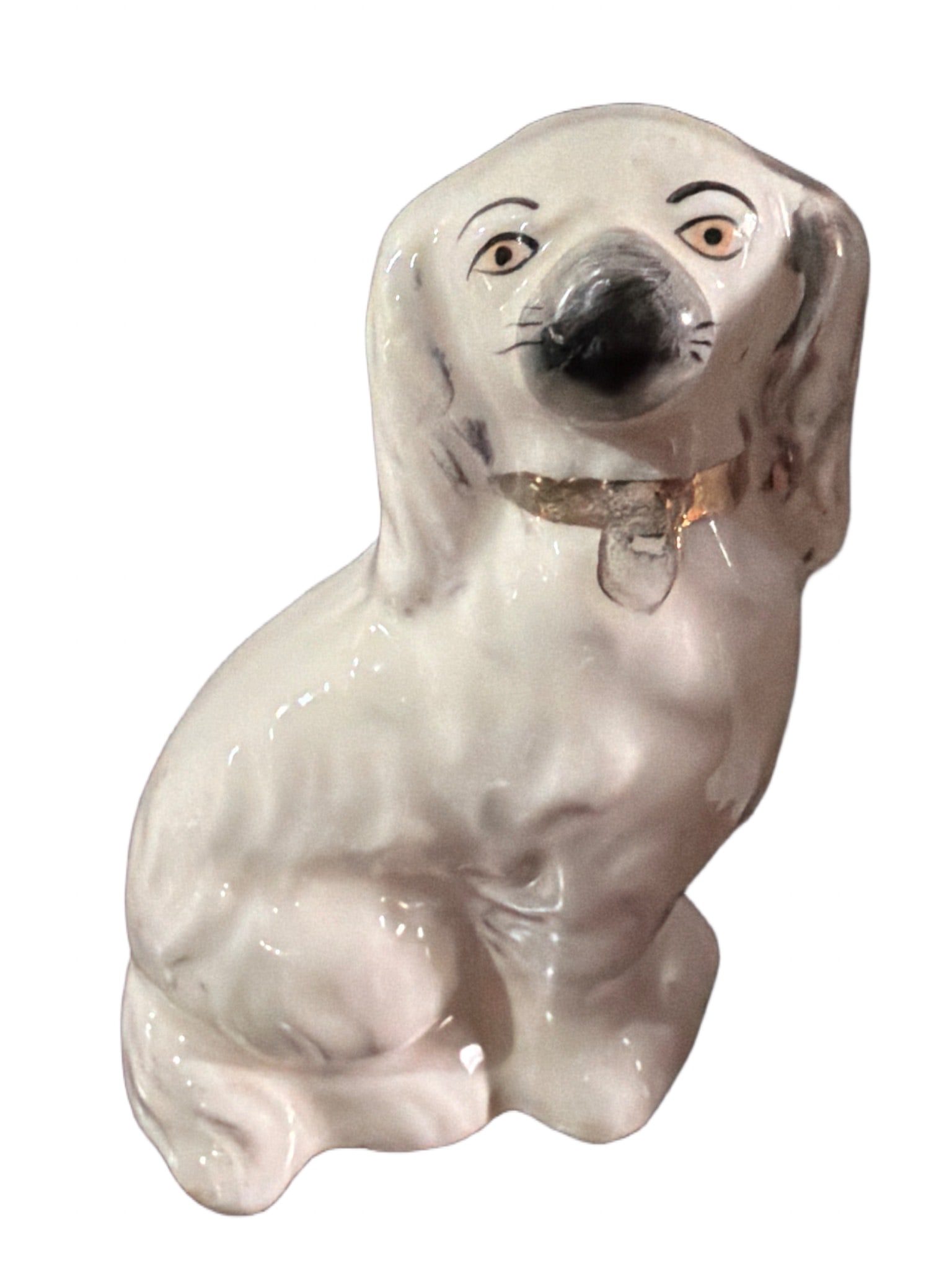 Ceramic Spaniel Figurines with Partial Maker’s Mark - 2