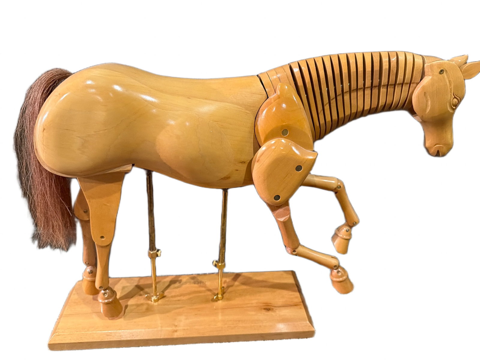 Richeson Wooden Horse Mannequin with Articulated Joints and Tail (1 of 5)