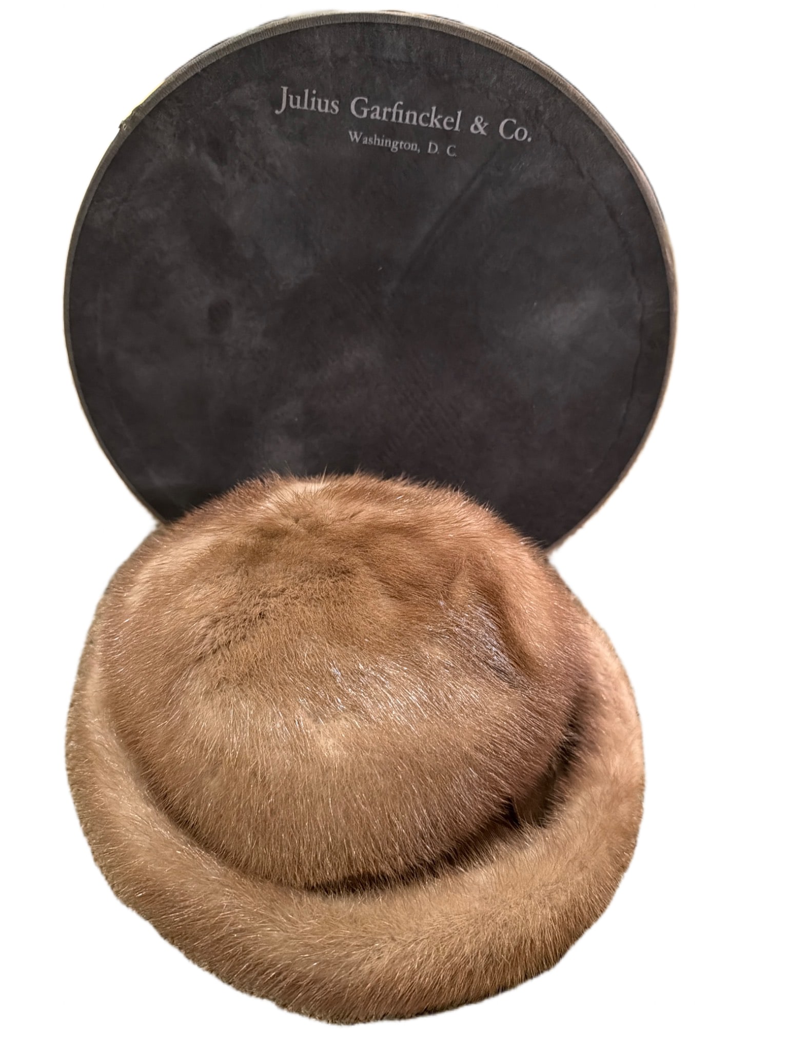 Coshaylen Mink Fur Hat With Julius Garfinckel & Co. Hat Box (1 of 6)