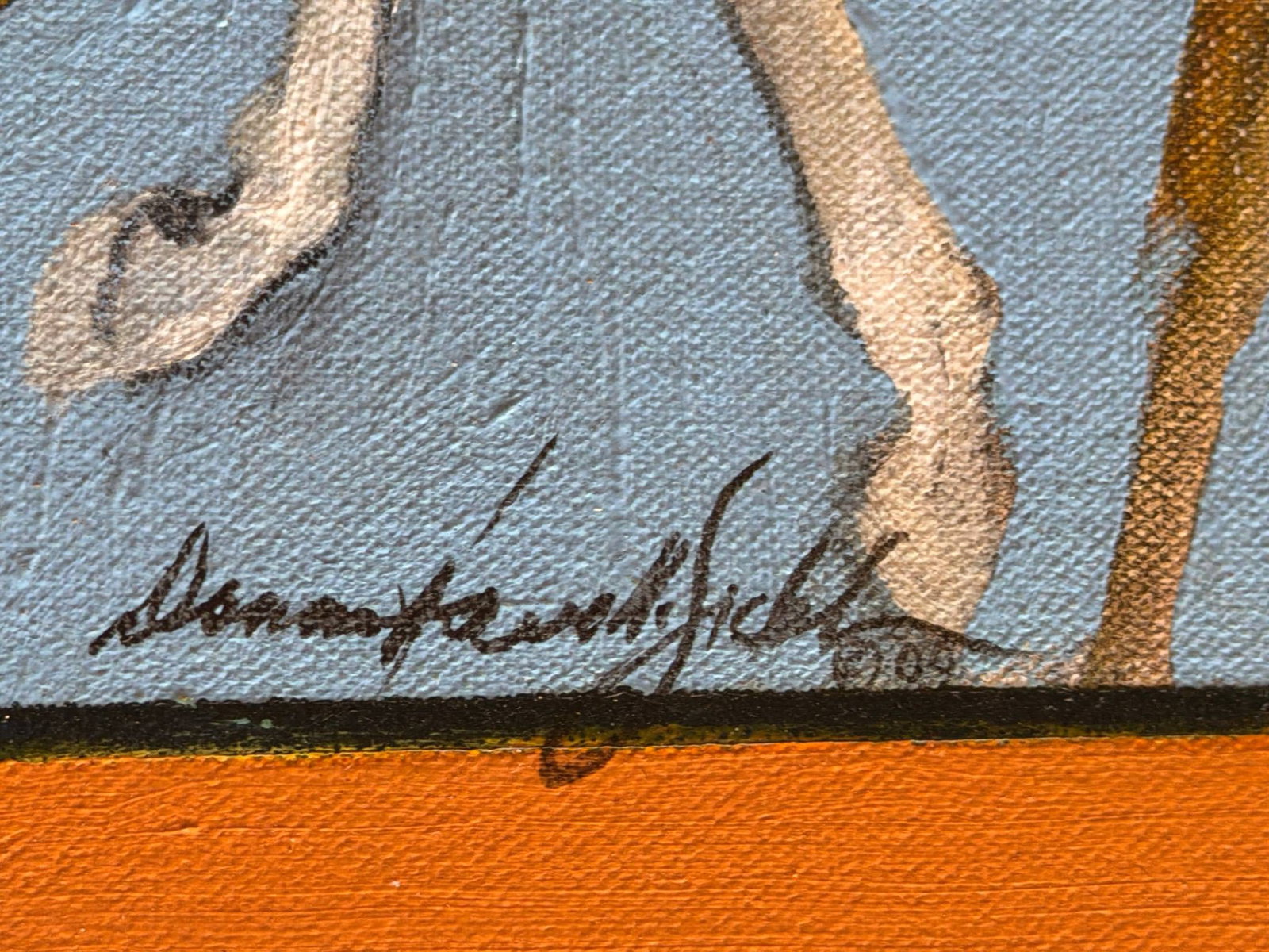 Donna Howell-Sickles ‘Pony Up’ Acrylic on Canvas (Framed) - 2