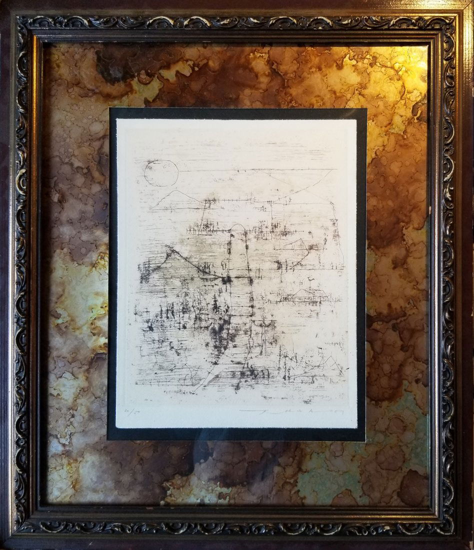 ZAO WOU-KI ETCHING COLOR ON PAPER (1 of 2)