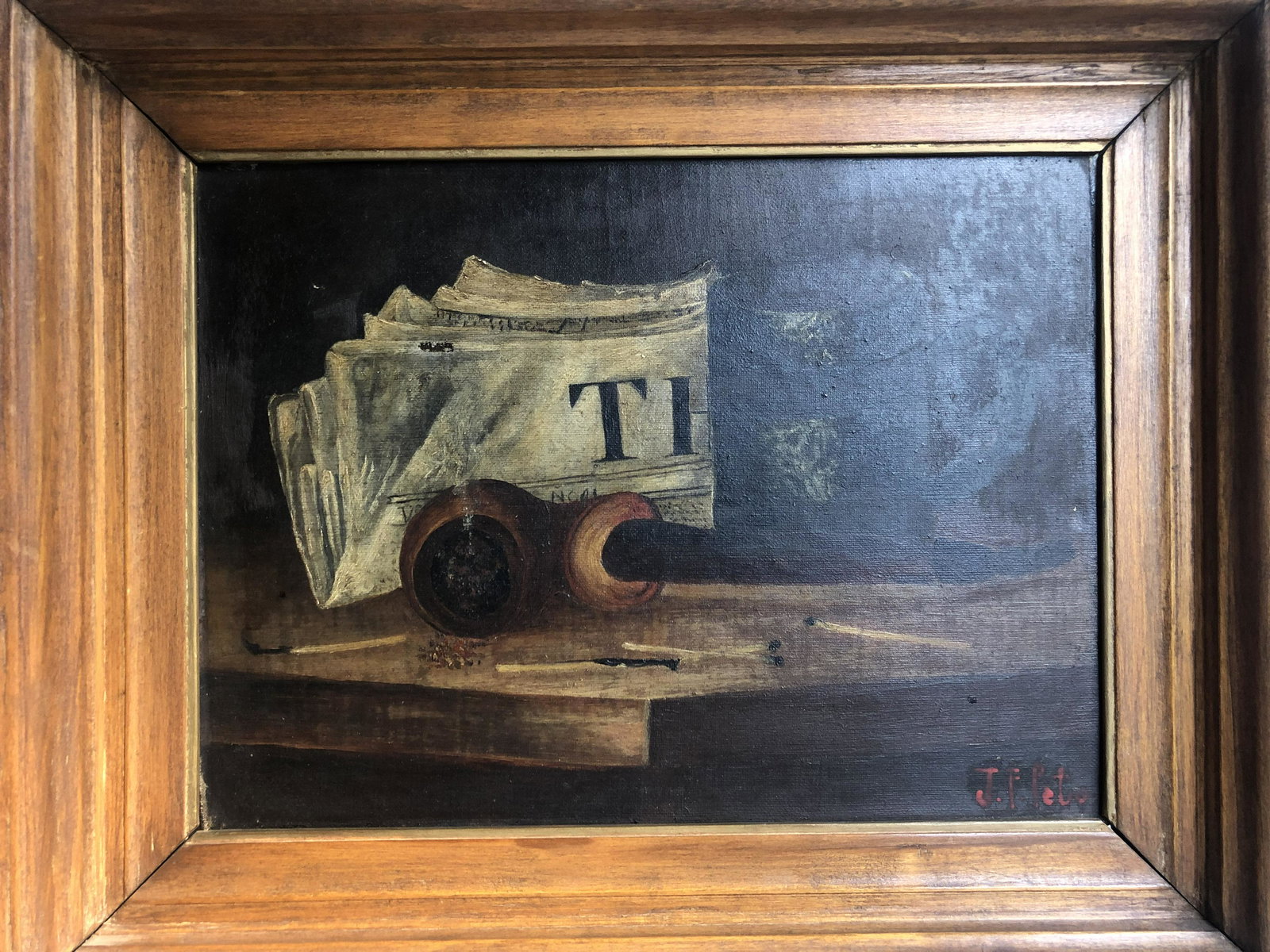 JOHN PETO OIL PAINTING ON CANVAS STILL LIFE (1 of 5)