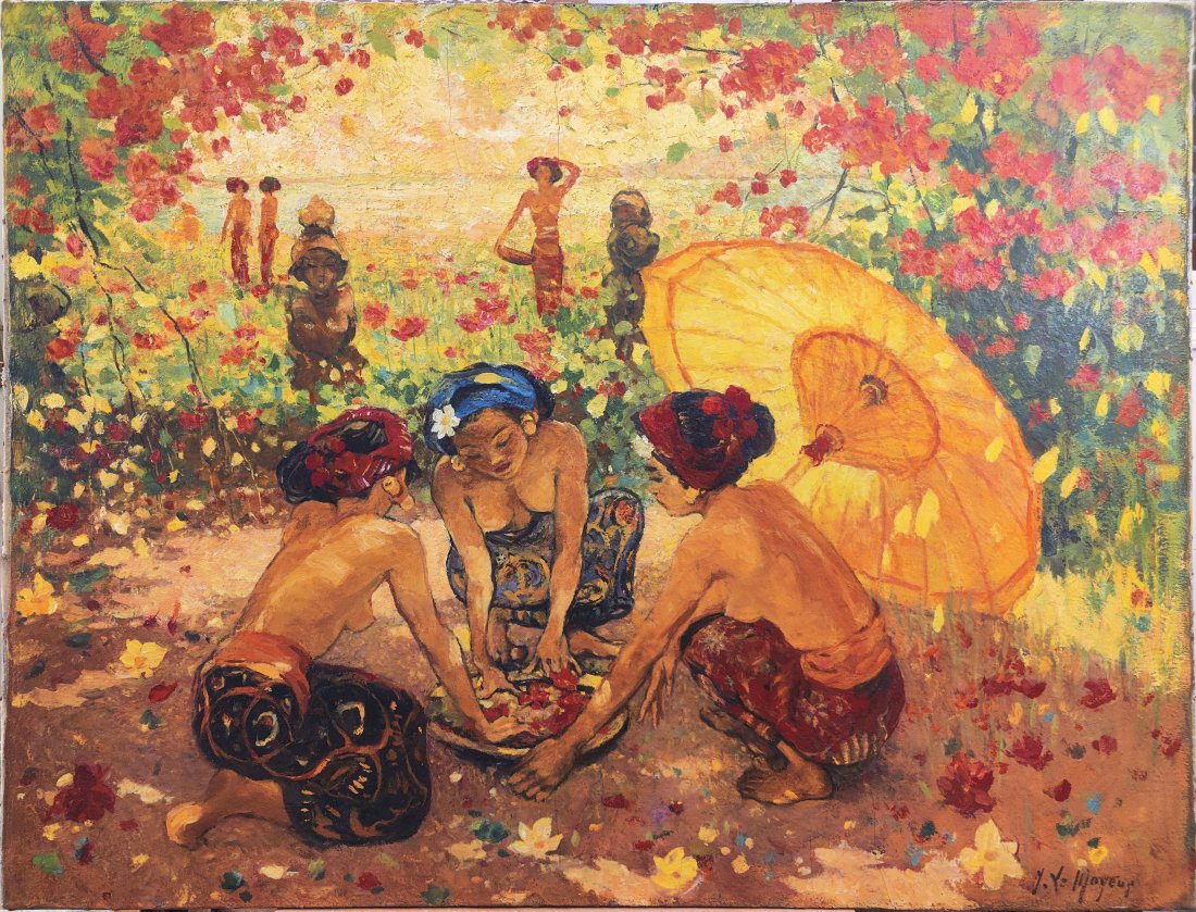 ADRIEN JEAN LE MAYEUR DE MERPRES 1880-1958 BELGIAN OIL (1 of 6)