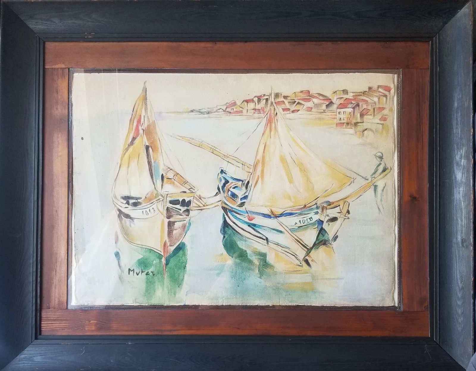 MELA MUTER MARIA MELANIA MUTERMILCH 1876-1967 WATERCOLOR ON PAPER (1 of 7)