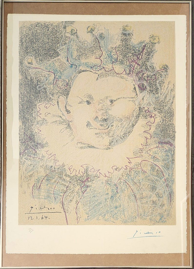 PABLO PICASSO 1881-1973 LITHOGRAPH ON RIVES PAPER (1 of 4)