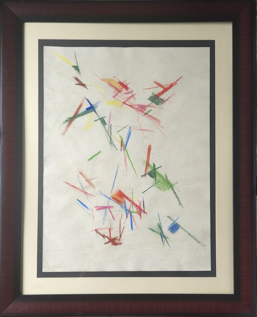 MERCEDES MATTER 1913-2001 PASTEL ON PAPER UNTITLED (1 of 2)