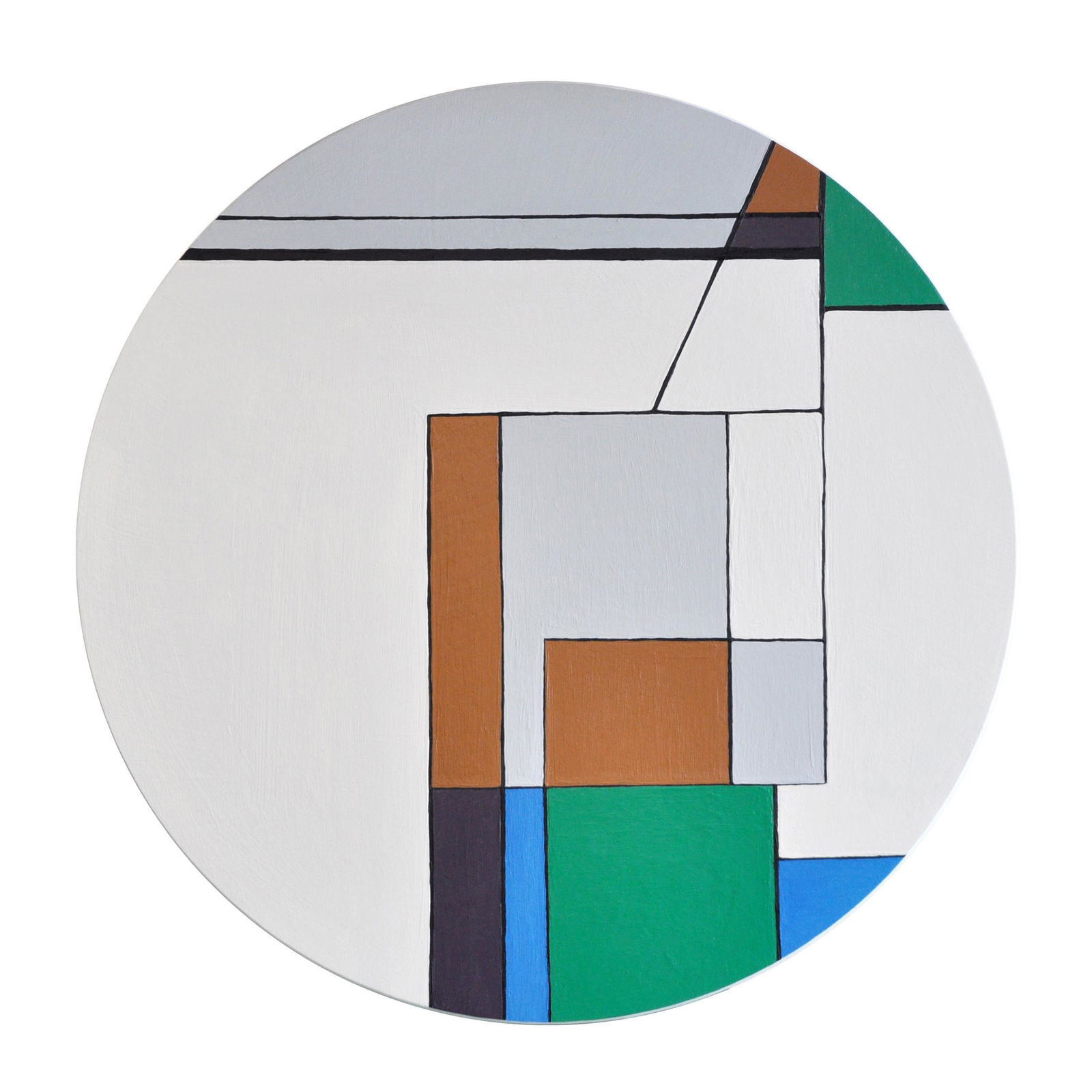 HENRYK STAZEWSKI 1894-1988 POLISH ACRYLIC PAINTING ON WOOD ABSTRACT COMPOSITION (1 of 3)