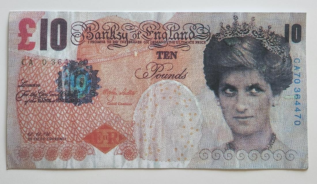 BANKSY DI-FACED TENNER 10GBP NOTE (1 of 2)