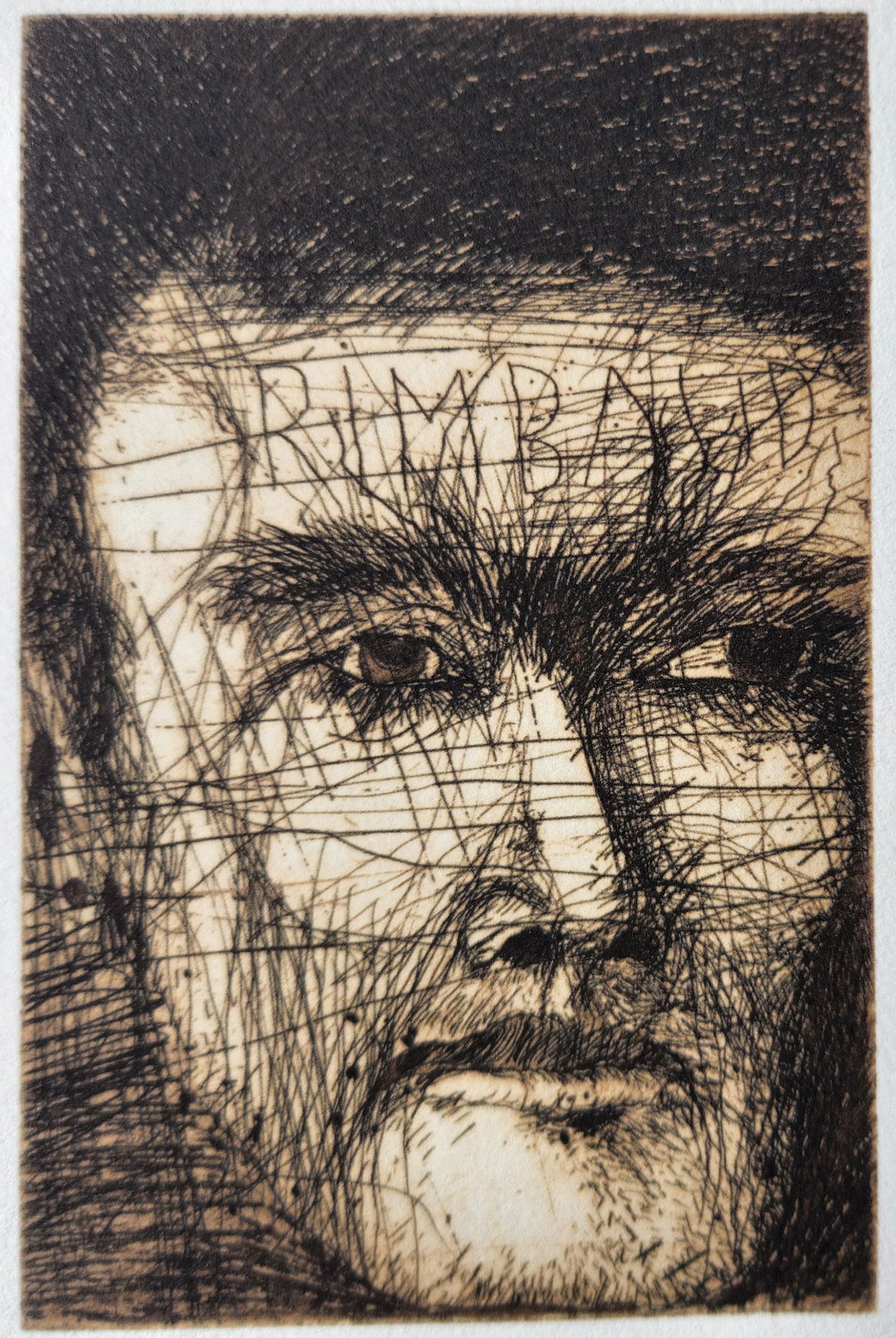 JIM DINE ETCHING ON HODGKINSON HANDMADE PAPER (1 of 2)