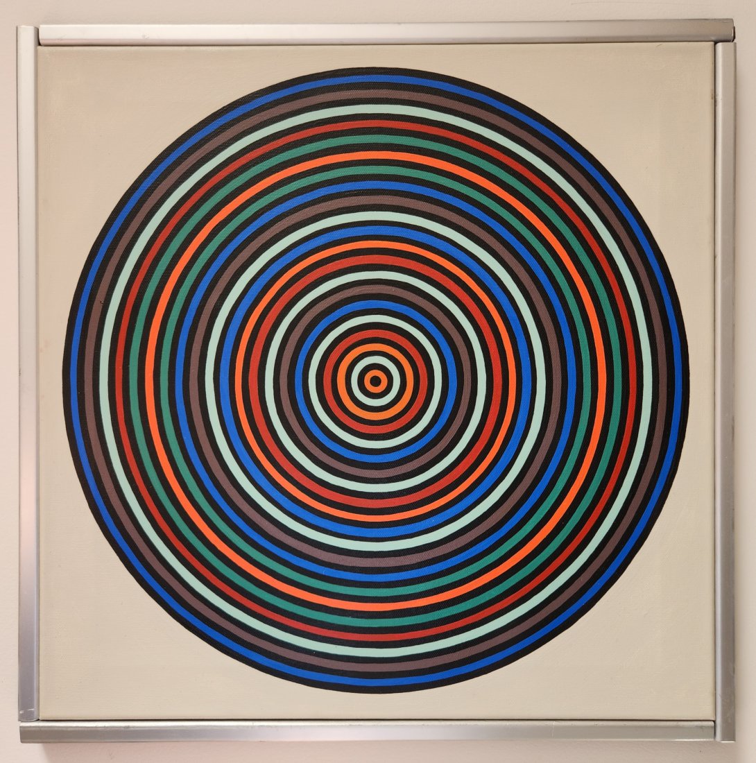 IN STYLE OF TADASUKE KUWAYAMA TADASKY B.1935 JAPANESE OIL PAINTING ON CANVAS ABSTRACT (1 of 2)