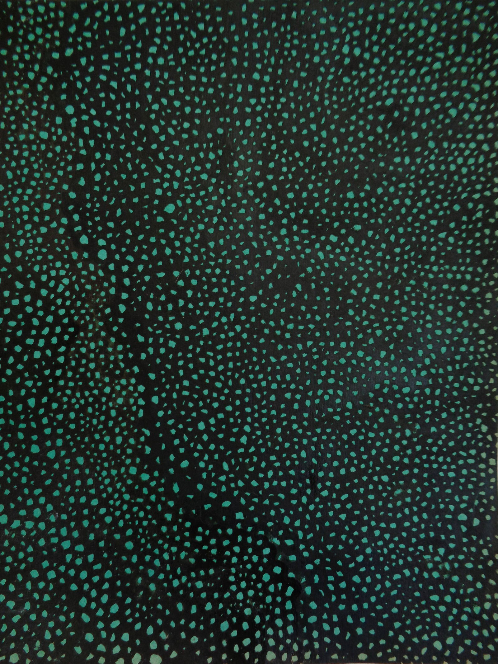YAYOI KUSAMA JAPANESE INFINITY NETS INK DRAWING ON PAPER (1 of 7)