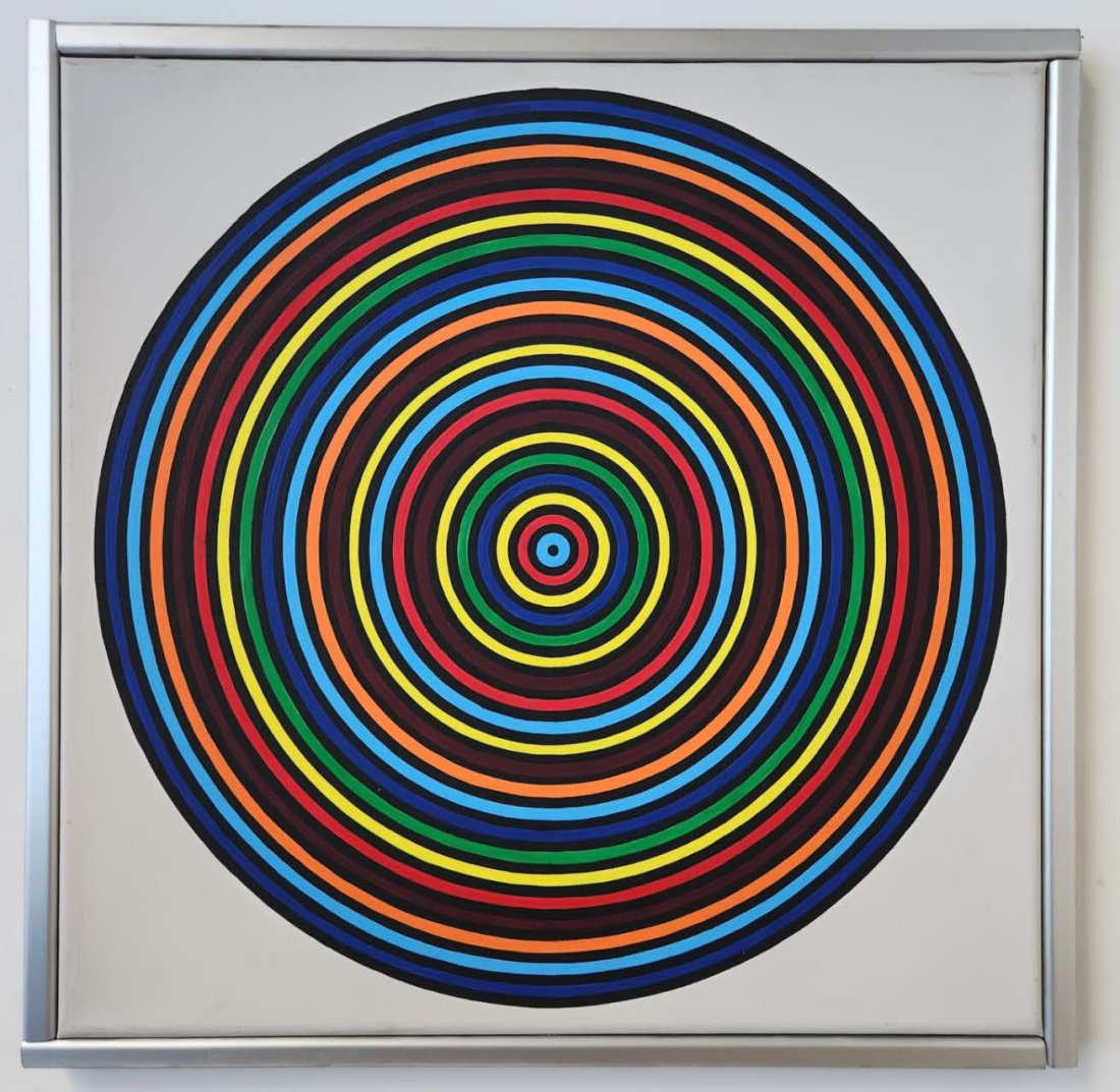 TADASUKE KUWAYAMA TADASKY B.1935 JAPANESE OIL PAINTING ON CANVAS ABSTRACT (1 of 2)