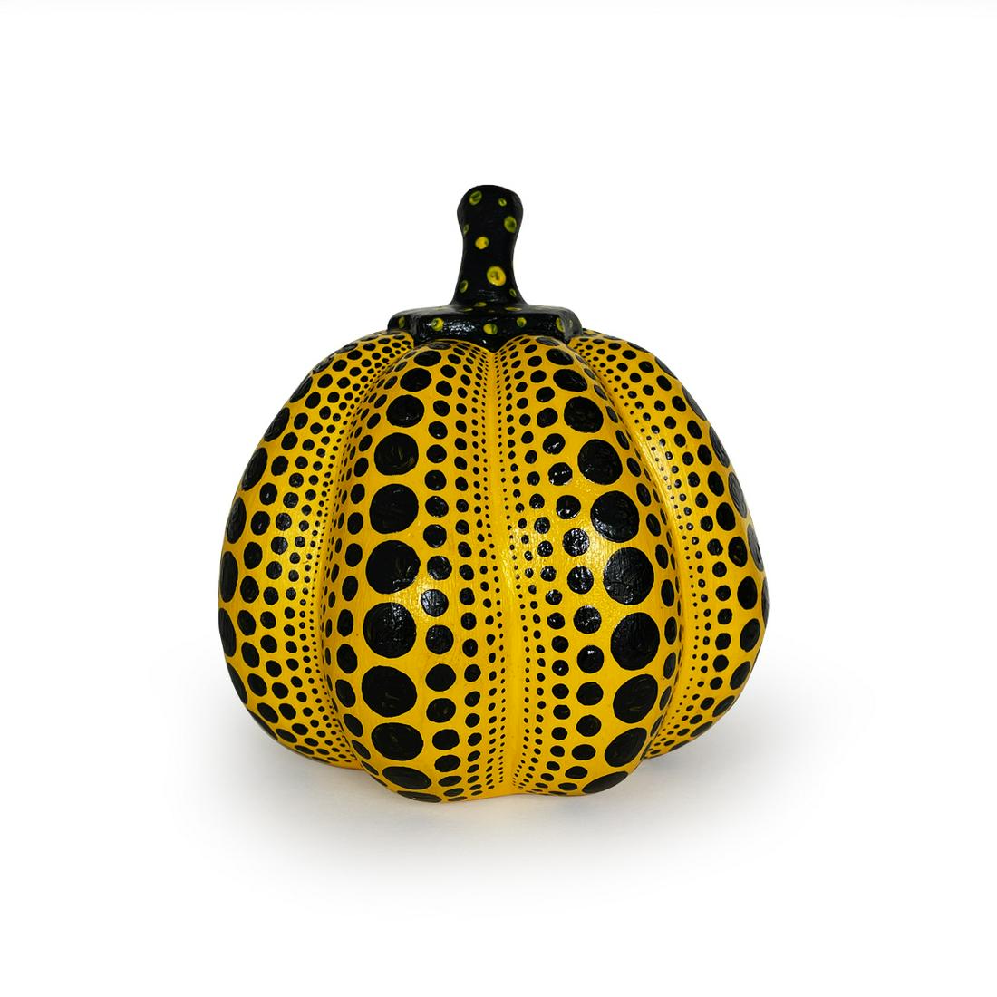 YAYOI KUSAMA PUMPKIN SCULPTURE SIGNED (1 of 4)
