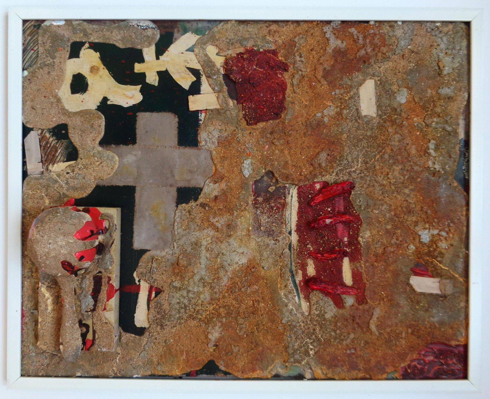 ANTONI TAPIES 1923-2012 SPANISH OIL AND MIXED MEDIA ON MASONITE (1 of 6)