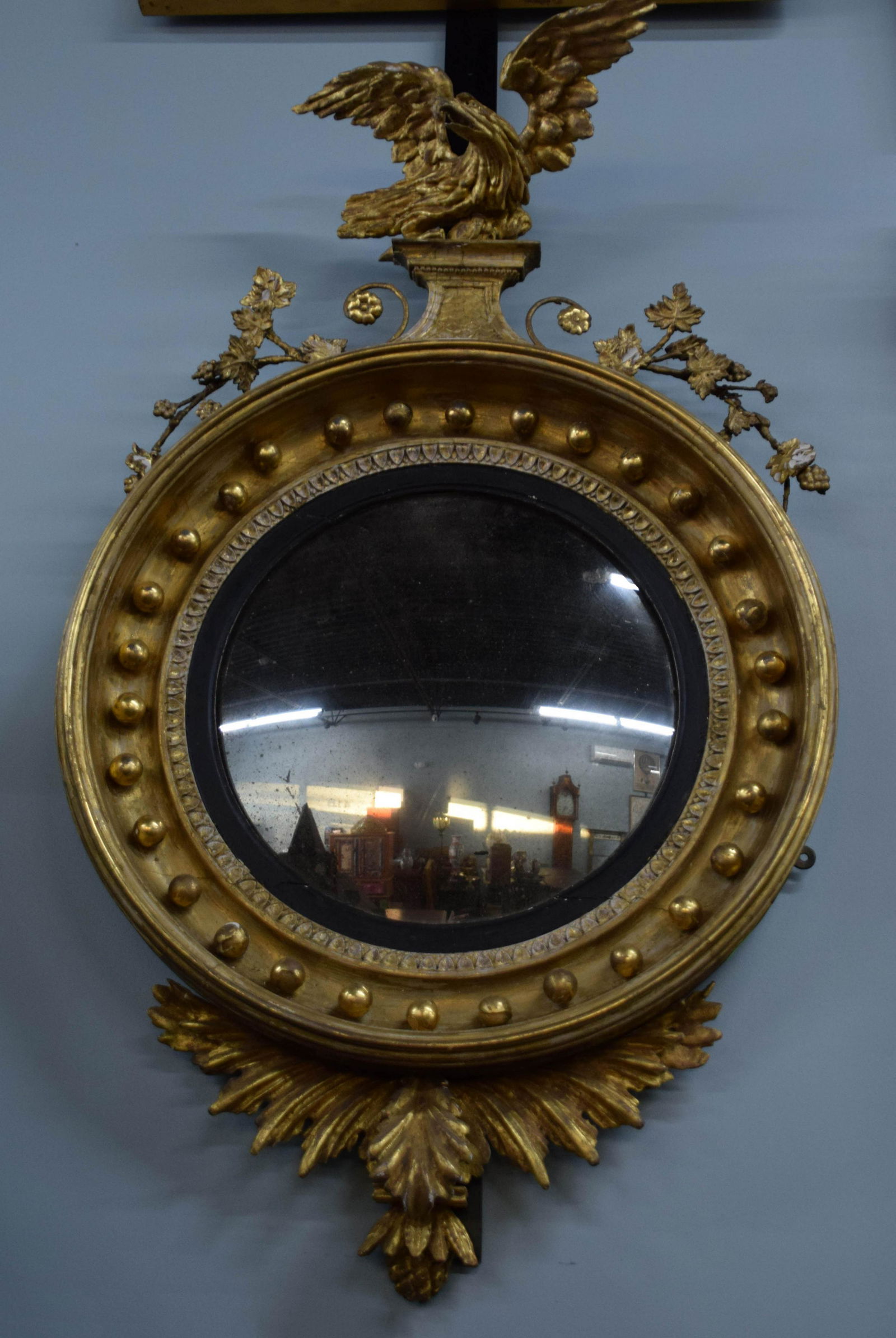 Neoclassical Girandole Mirror, American or English (1 of 3)