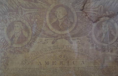 1819 declaration of independence facimille