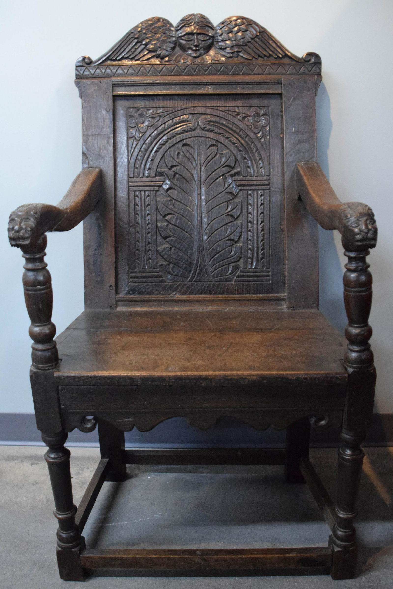 English Wainscot Chair (1 of 5)