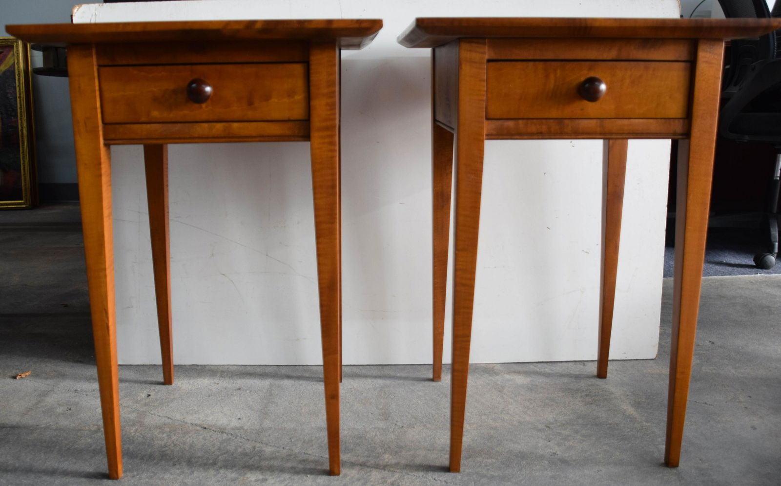 Tiger maple Night Stands (1 of 6)