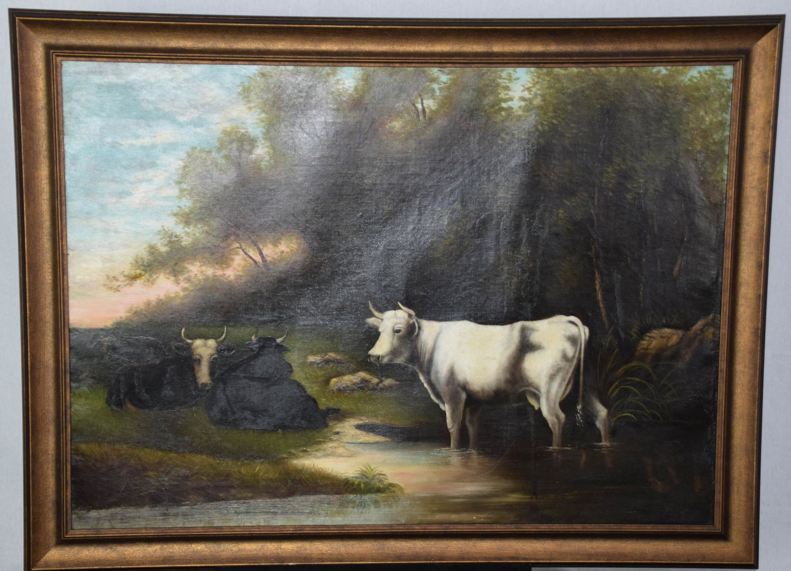 Oil Painting, Cows (1 of 2)