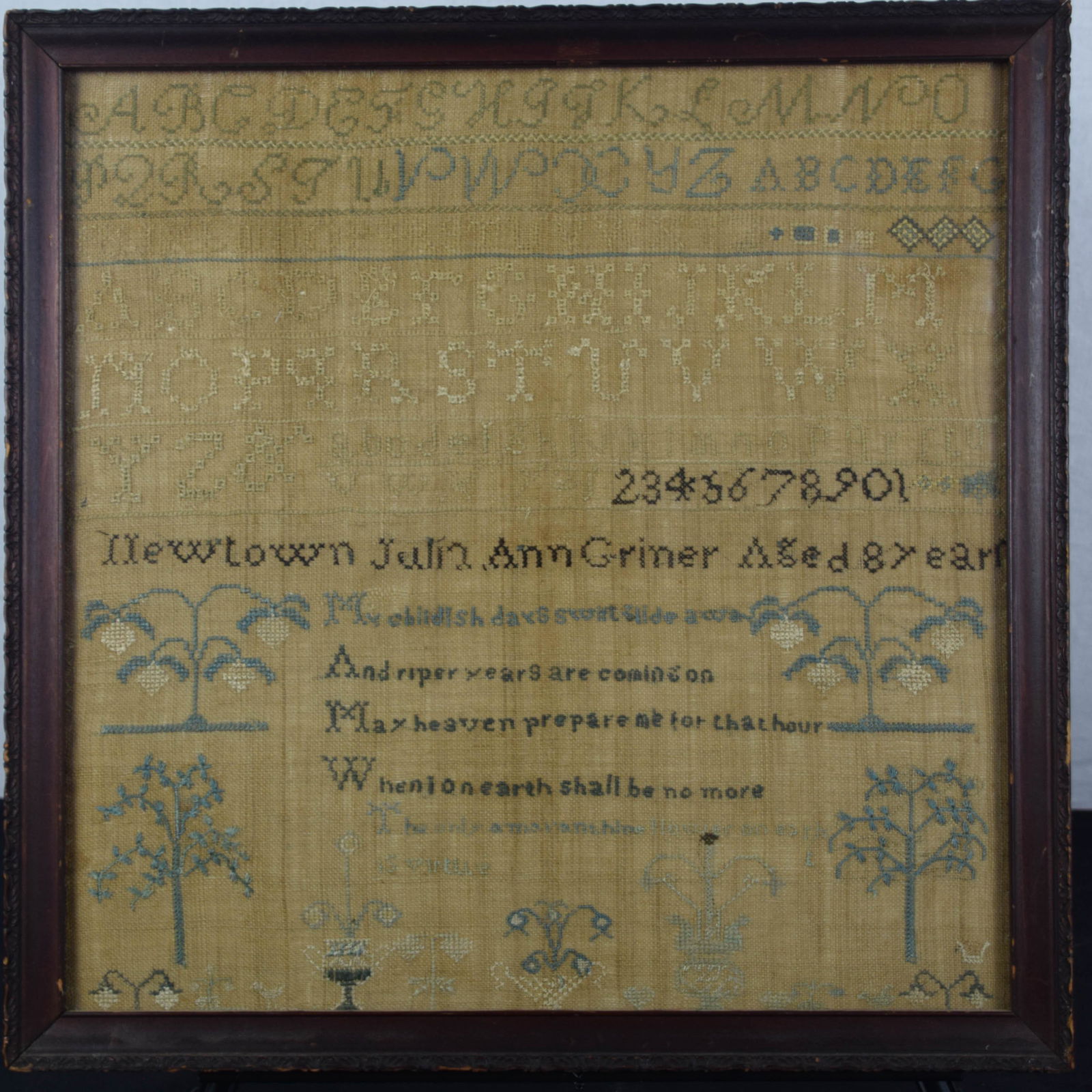Needlework Sampler - Newtown (1 of 2)