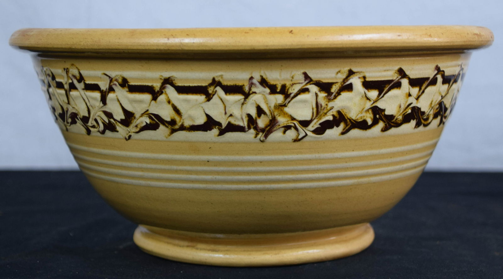 Mochaware Bowl - Unusual Design (1 of 3)