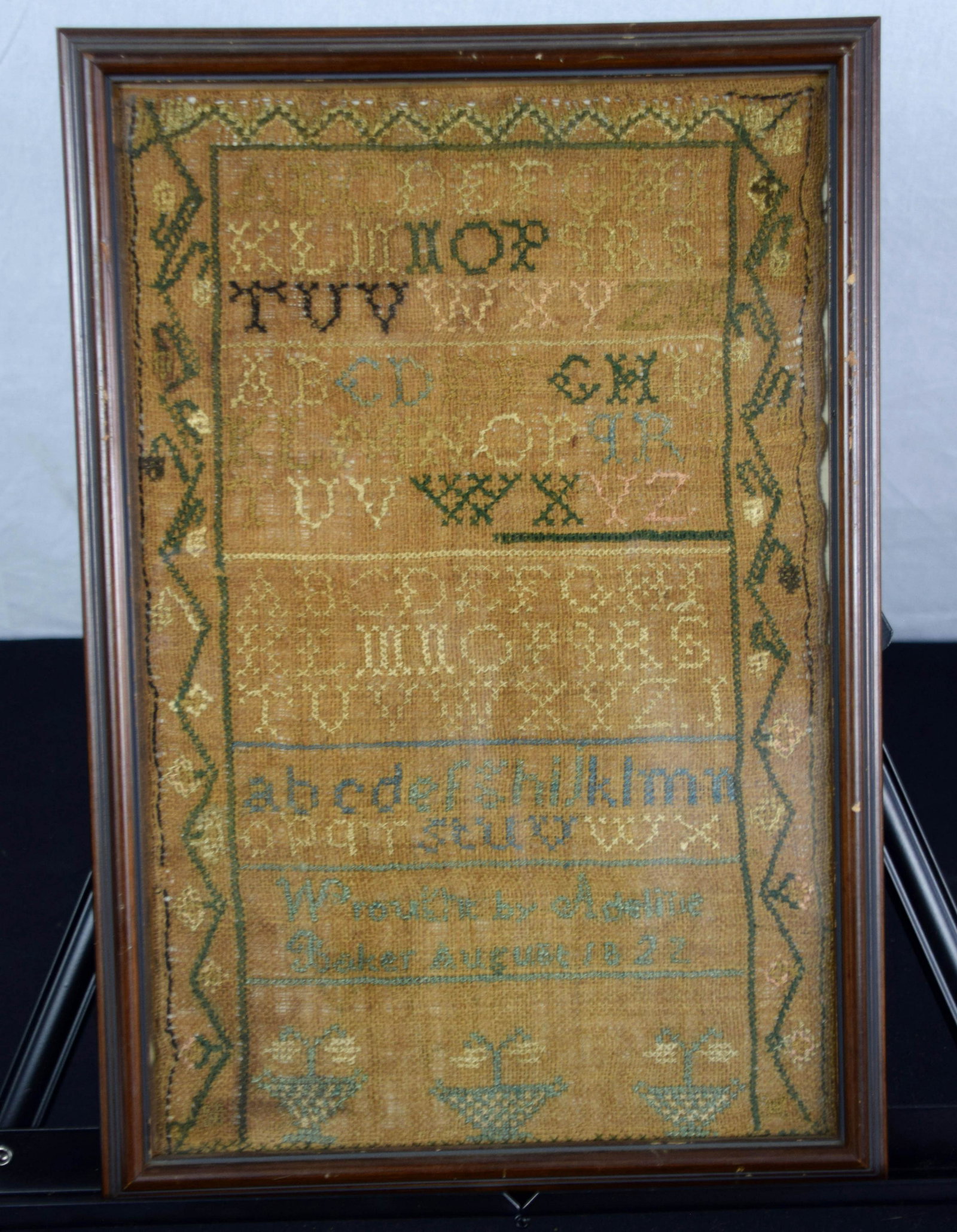 Needlework Sampler - By Adeline Baher (1 of 1)