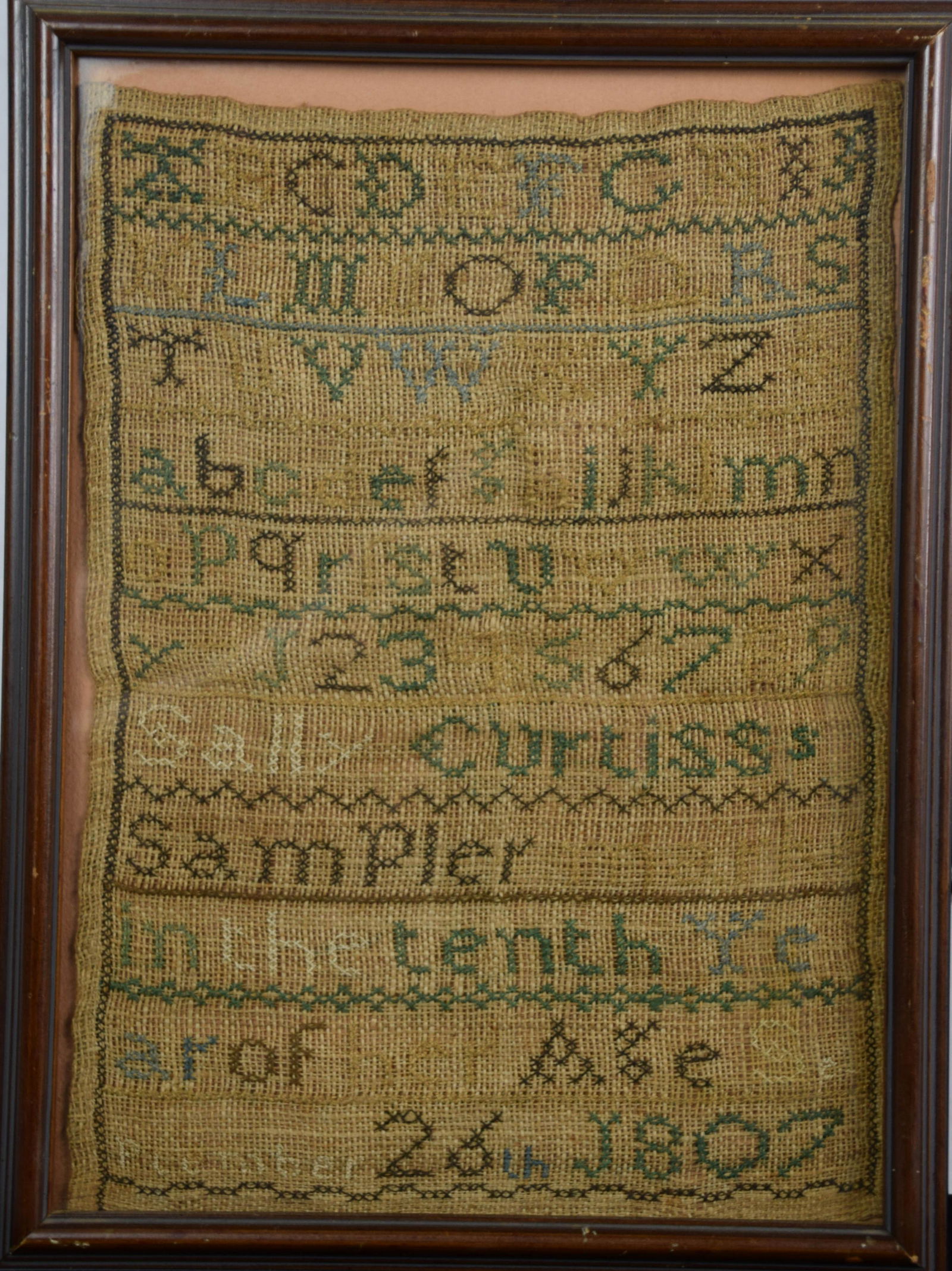 Needlework Sampler by Sally Curtis (1 of 2)