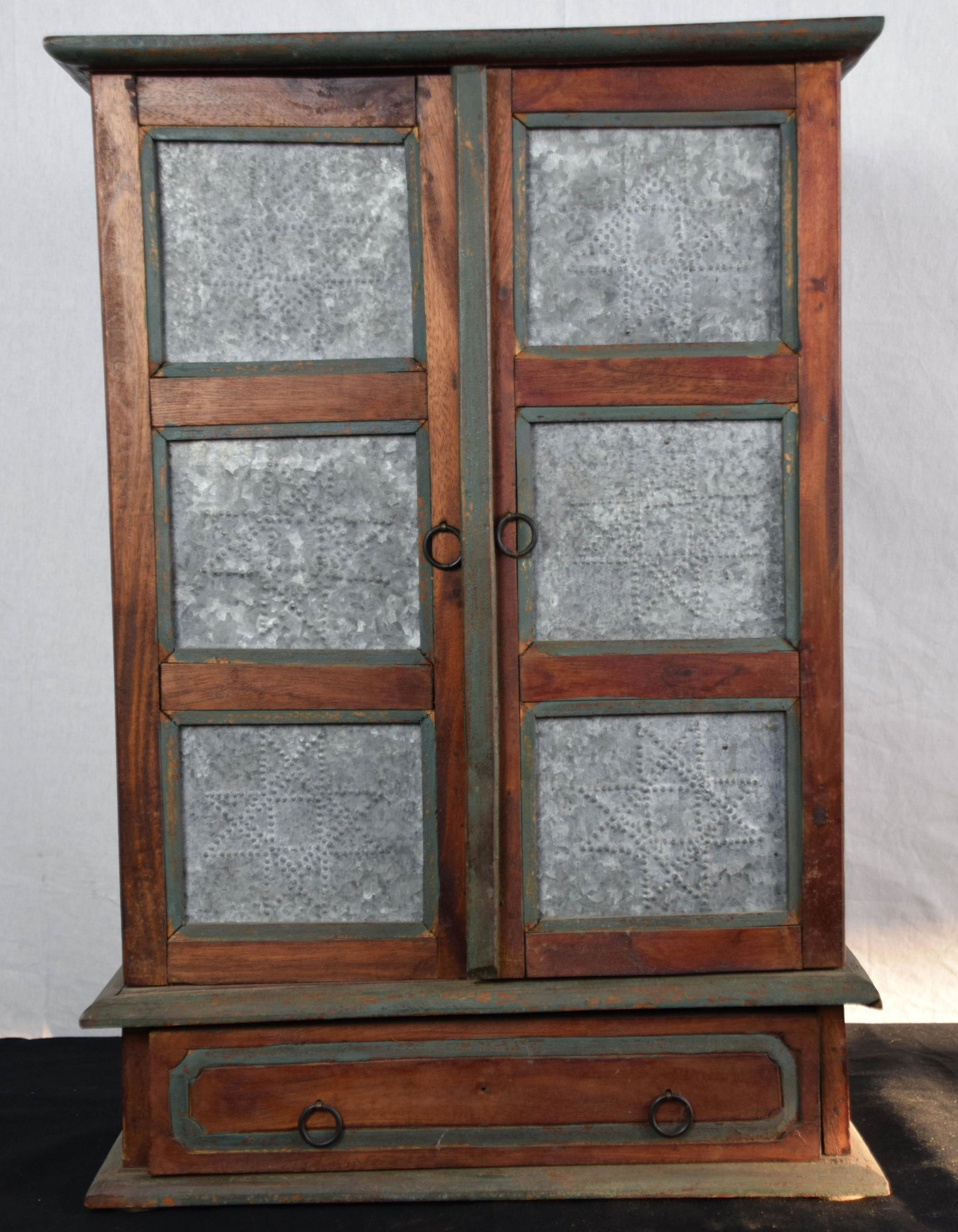 Miniature Pie Safe - early 20th Century. (1 of 5)