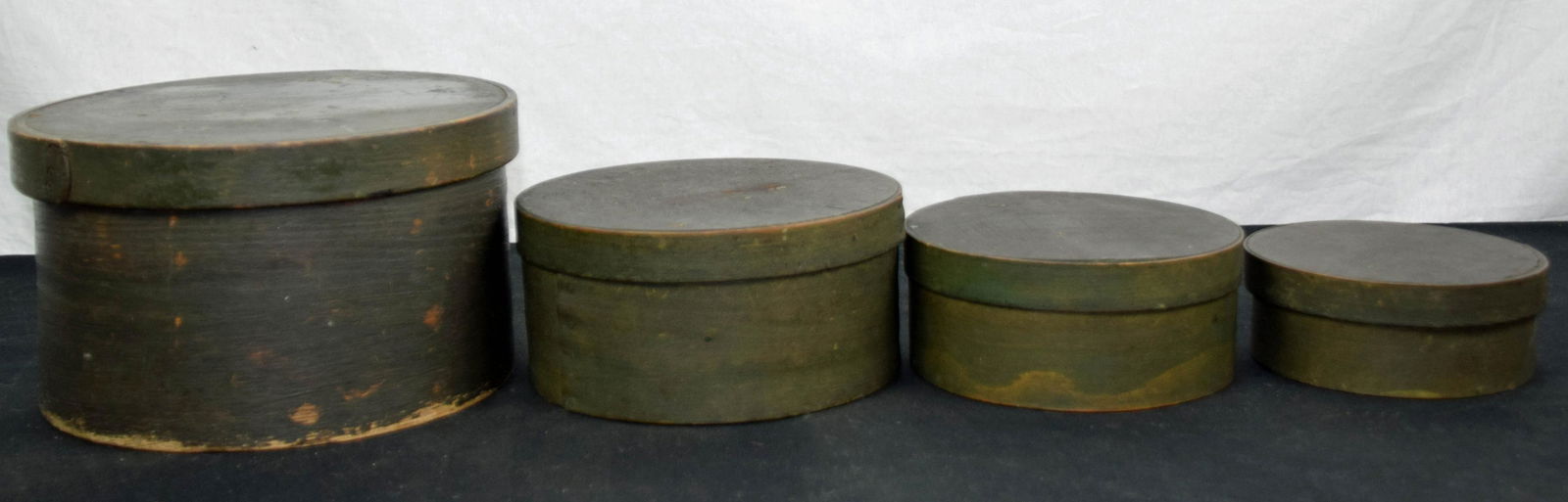 Round Pantry Boxes in Old Paint (1 of 3)