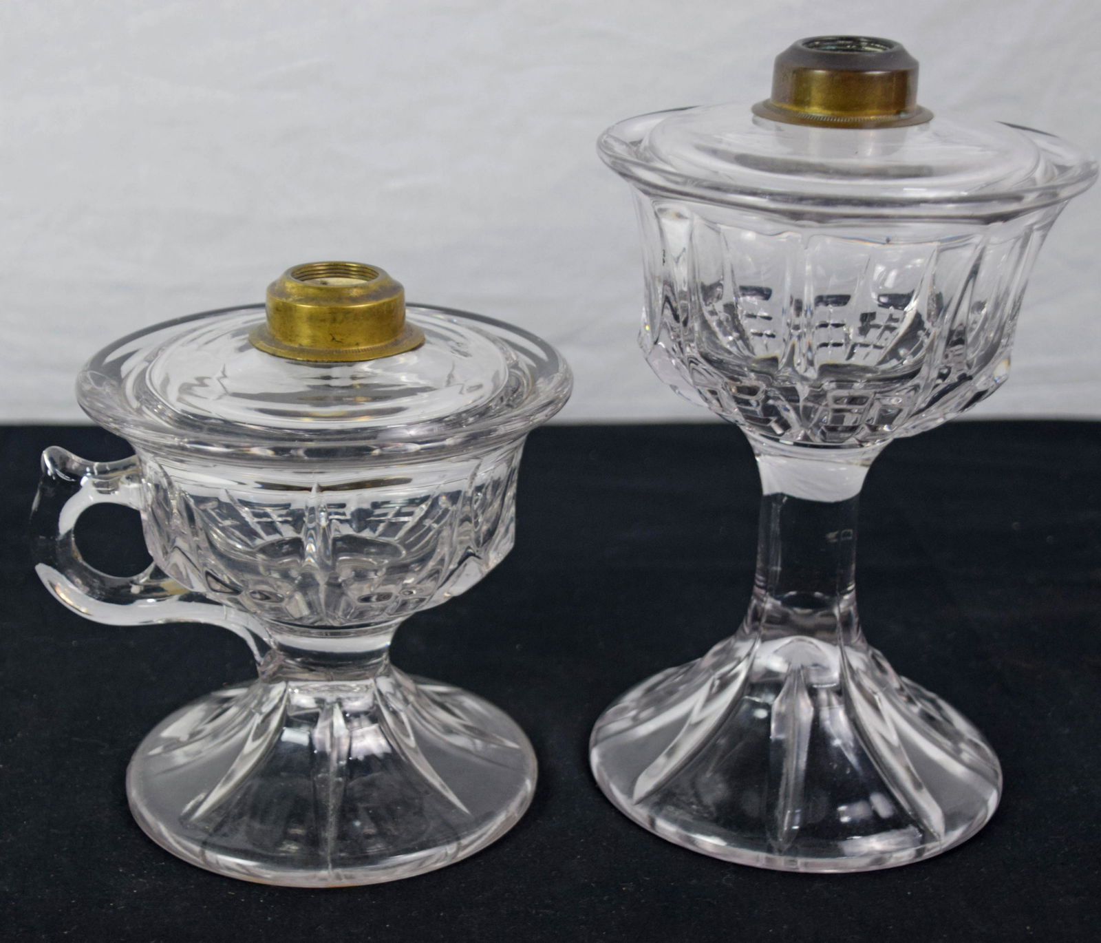 Pattern Glass Hand Lamps (1 of 2)