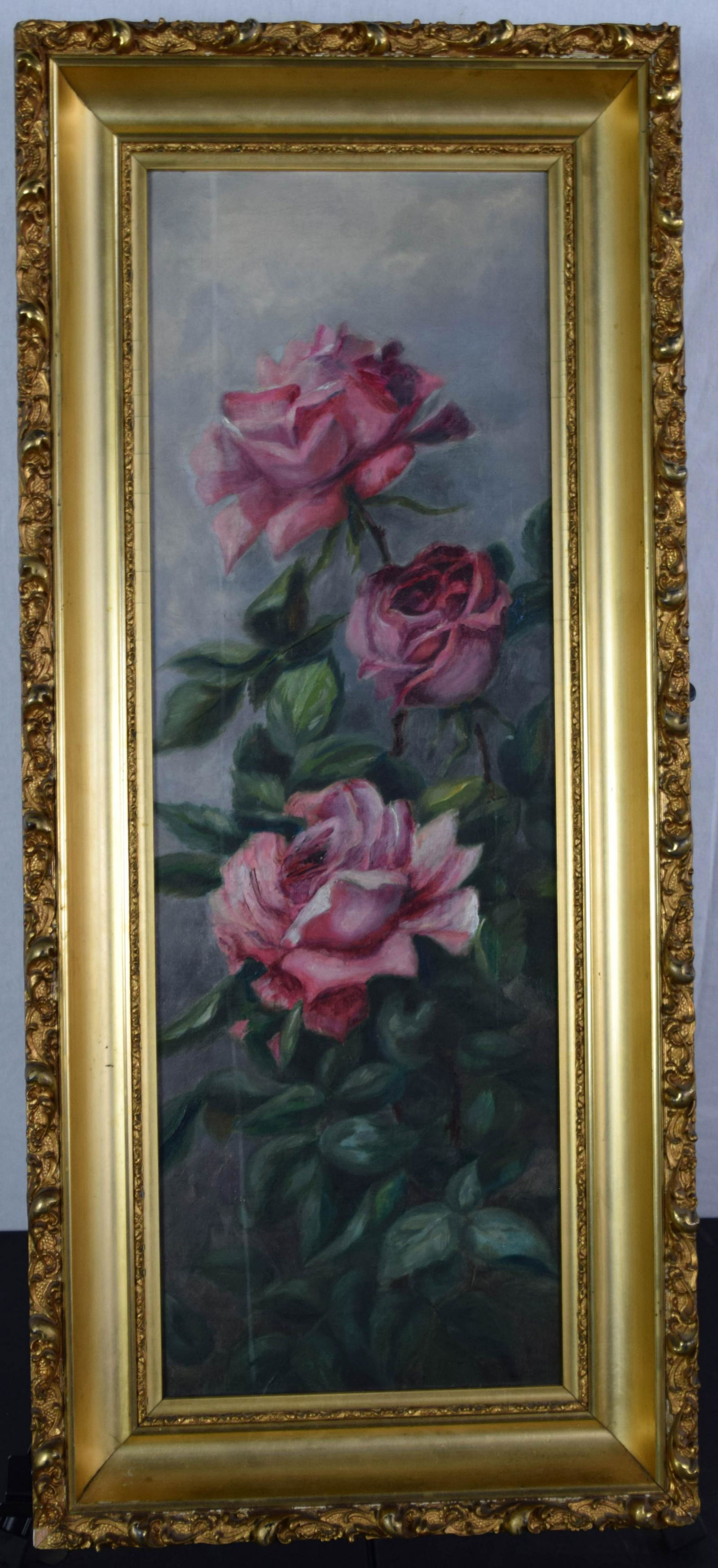 Set of Three Paintings of Roses (1 of 5)