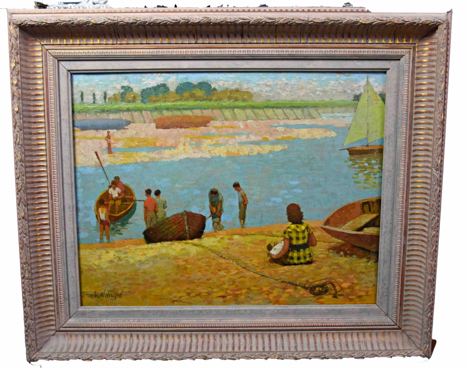 Beach Scene Painting (1 of 3)