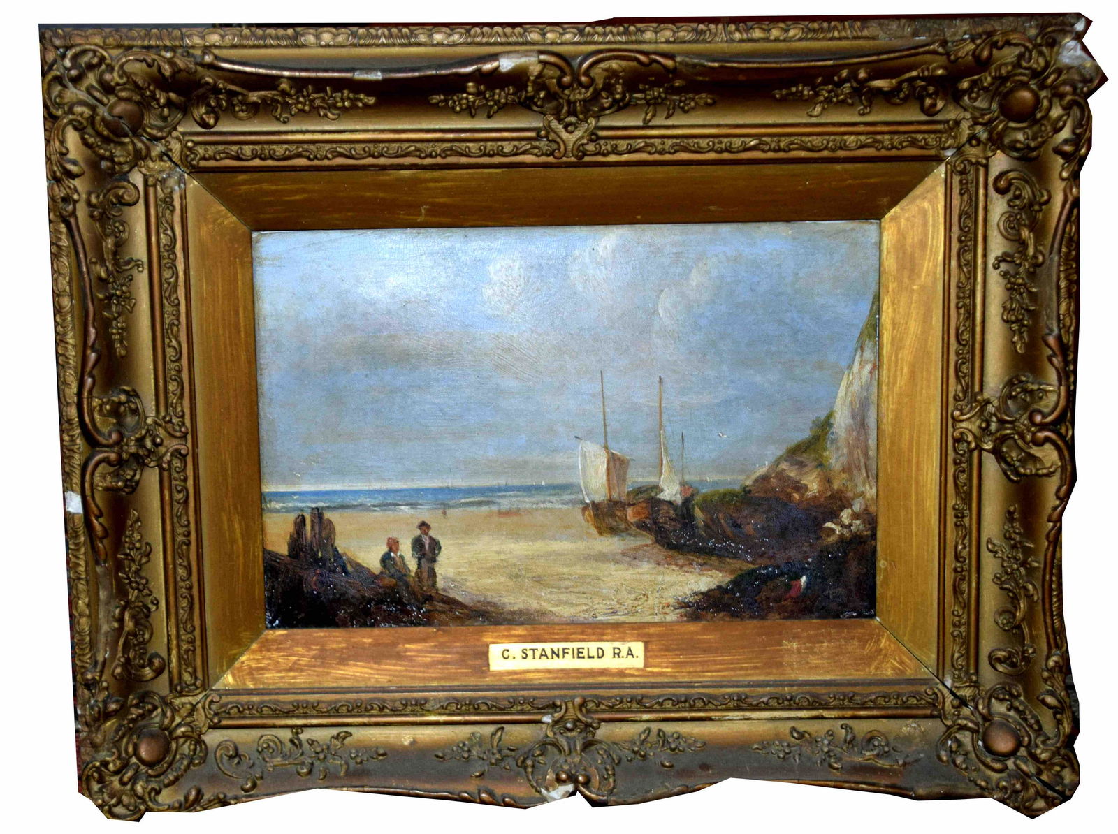 Oil Painting by Clarkson Frederick Stanfield (1 of 3)