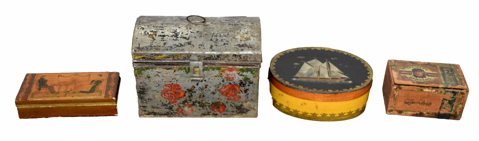 Lot of Antique Boxes (1 of 6)