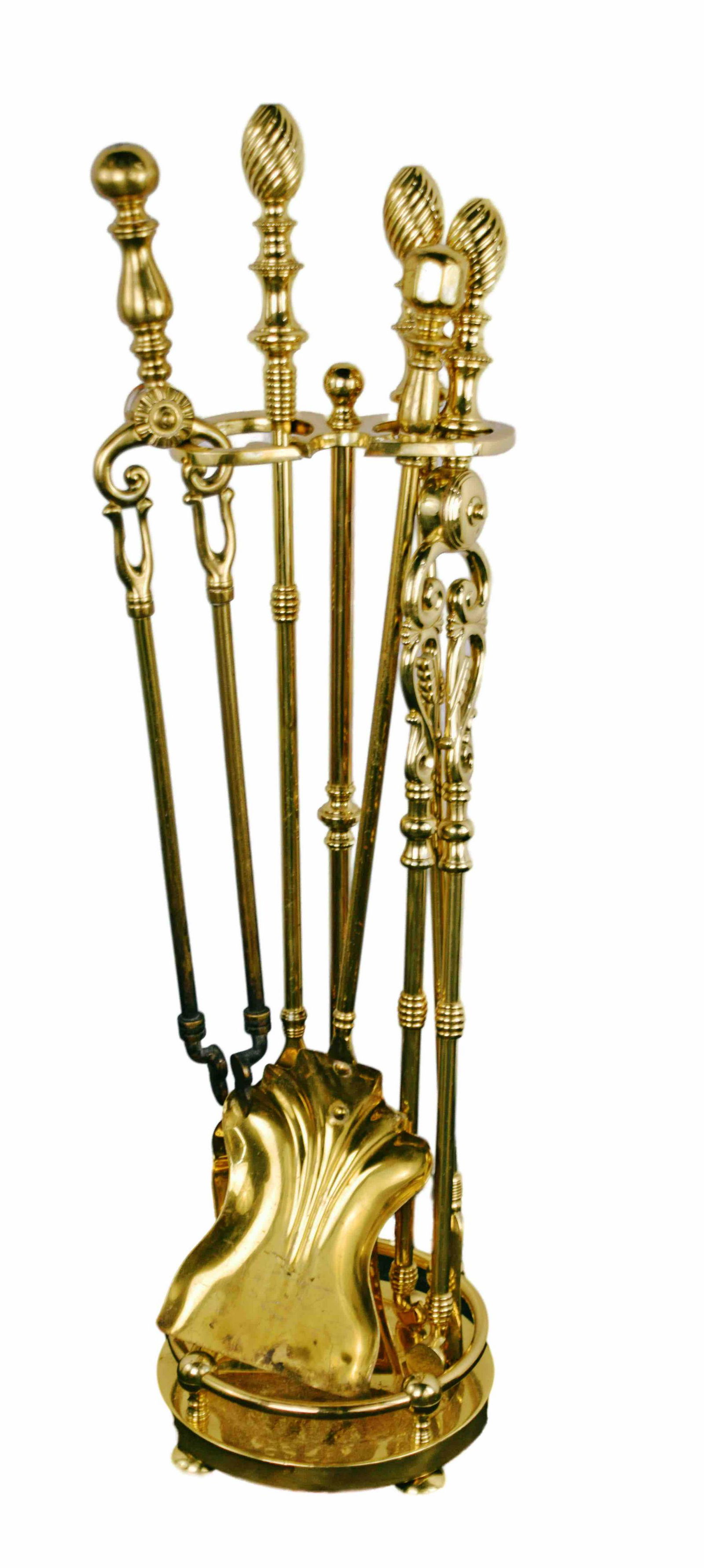 Brass Fireplace Set (1 of 2)