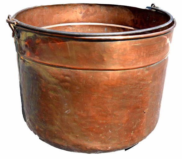 Large Copper Bucket