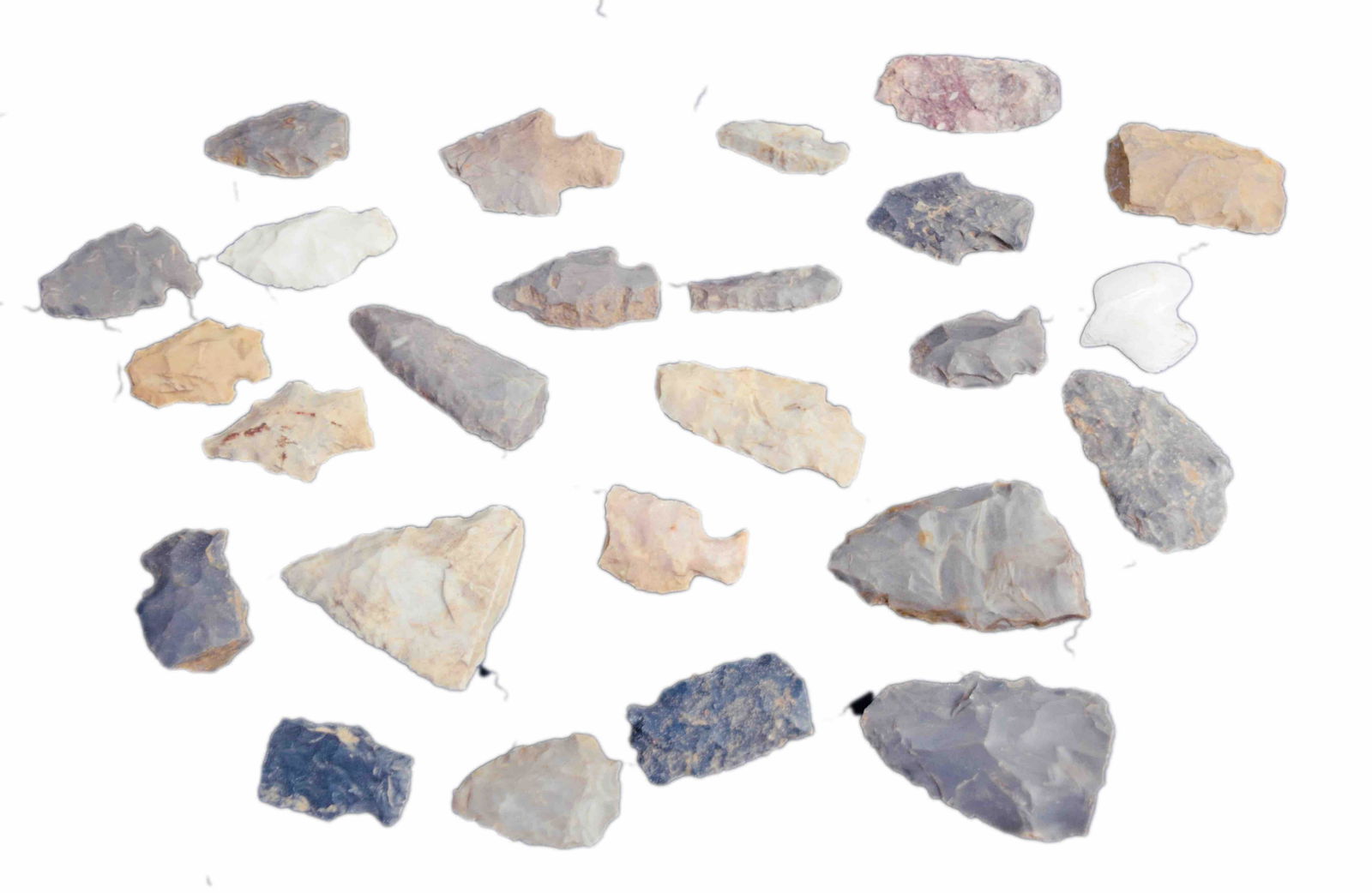 Collection of Shawnee Arrowheads (1 of 3)