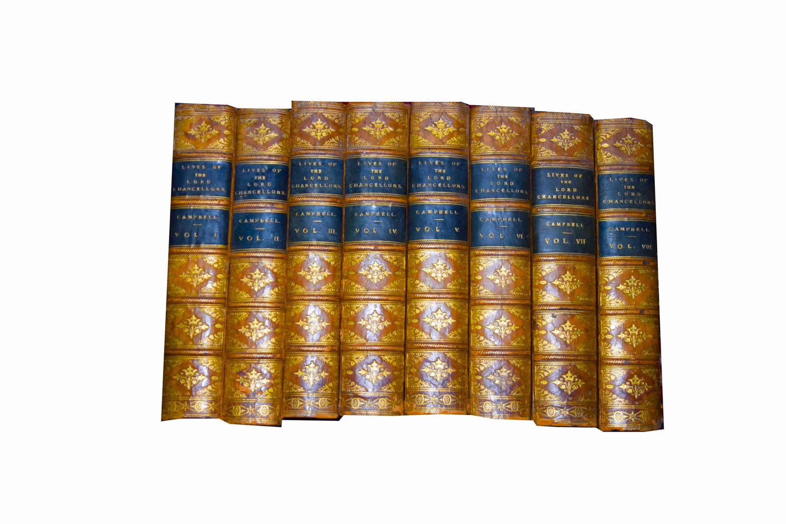 Lives of the Lord Chancellors: CAMPBELL, John (1779â€“1861). The Lives of the Lord Chancellors and Keepers of the Great Seal of Englandâ€¦ London: John Murray, 1846â€“69. 8 volumes, 8vo. EXTRAâ€“ILLUSTRATED, each