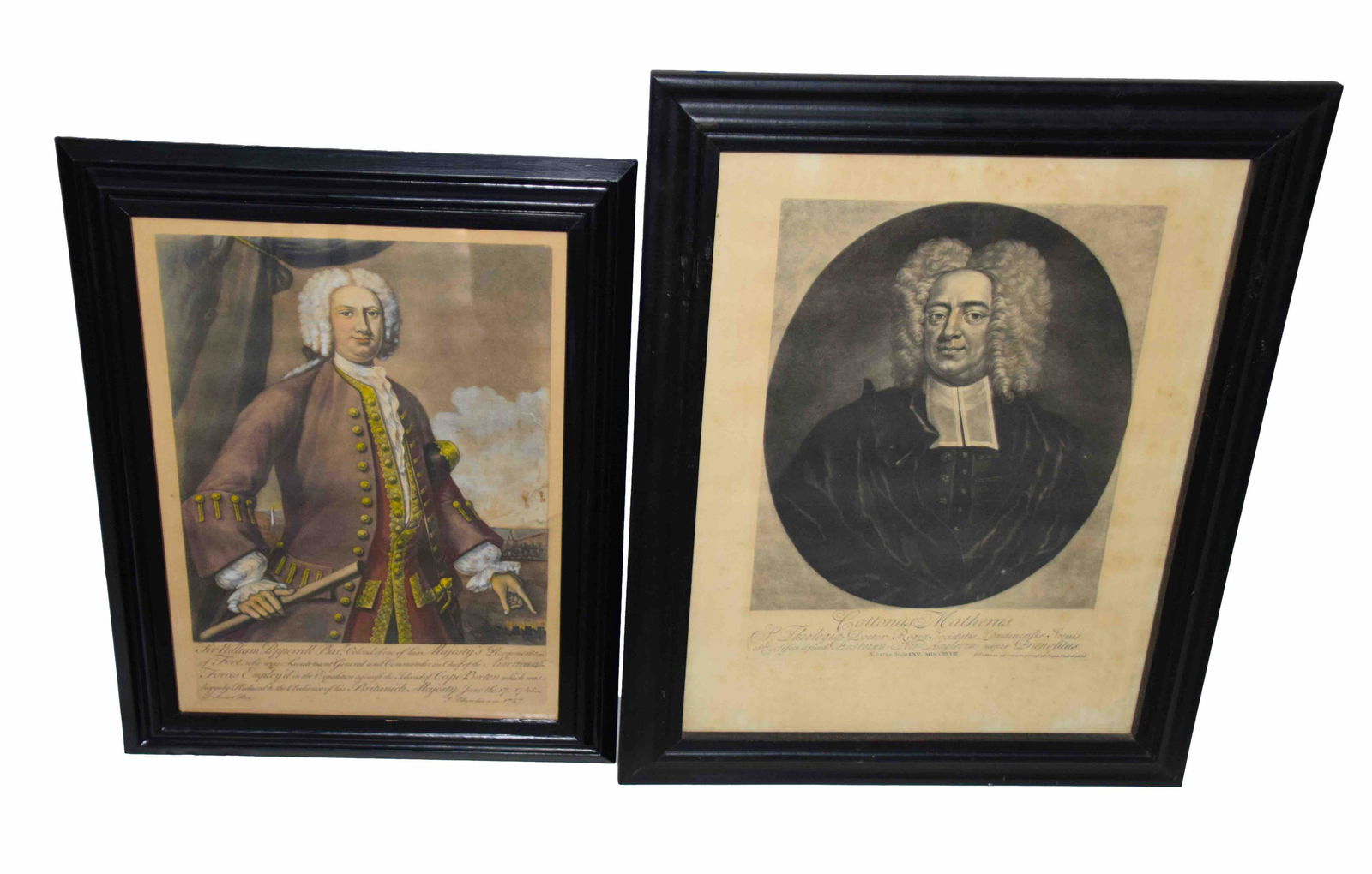 Two Historical Mezzotints  Art Lot (1 of 6)