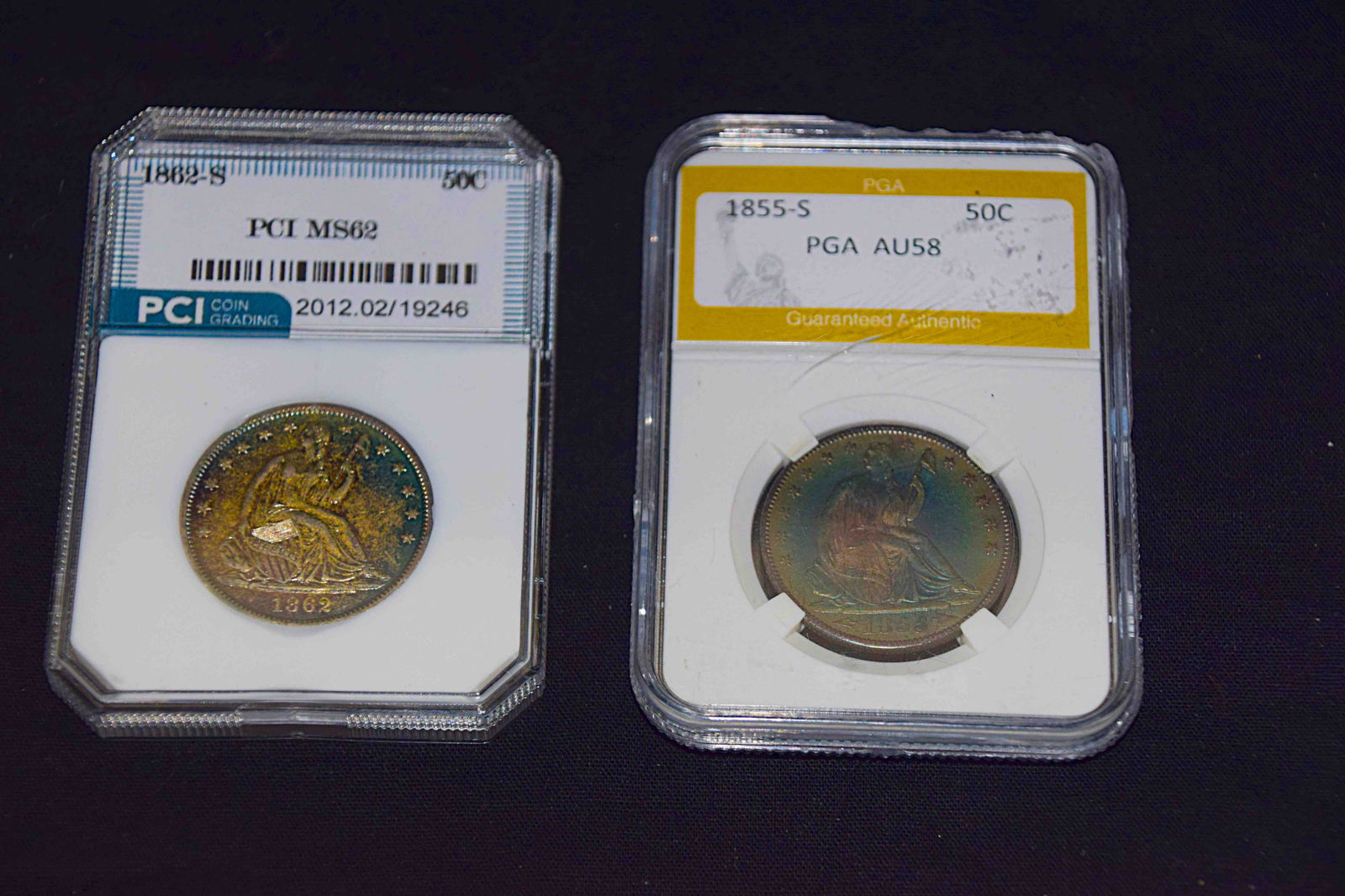 Liberty Seated Half Dollars (1 of 2)