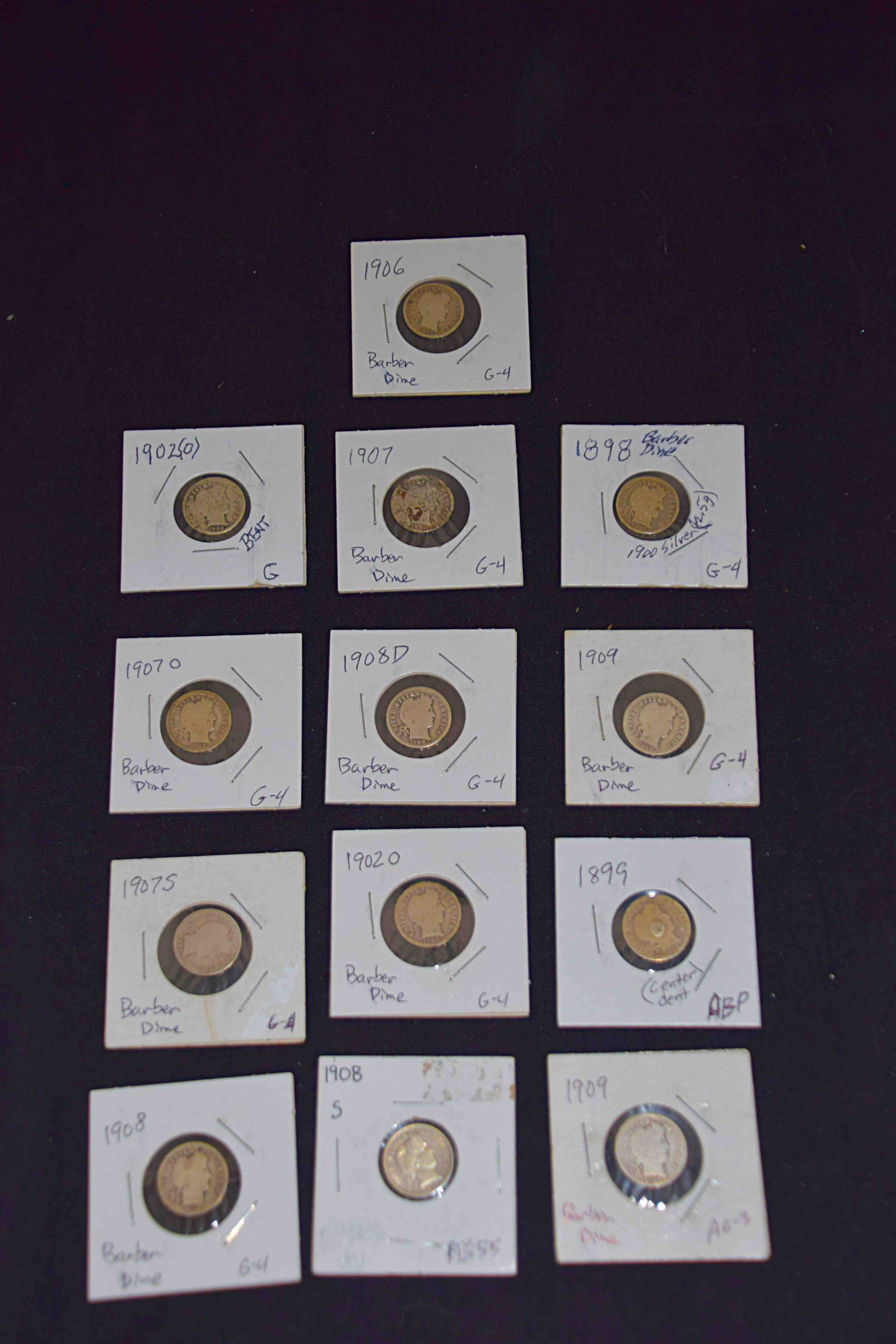 Barber Dime Collection (1 of 2)