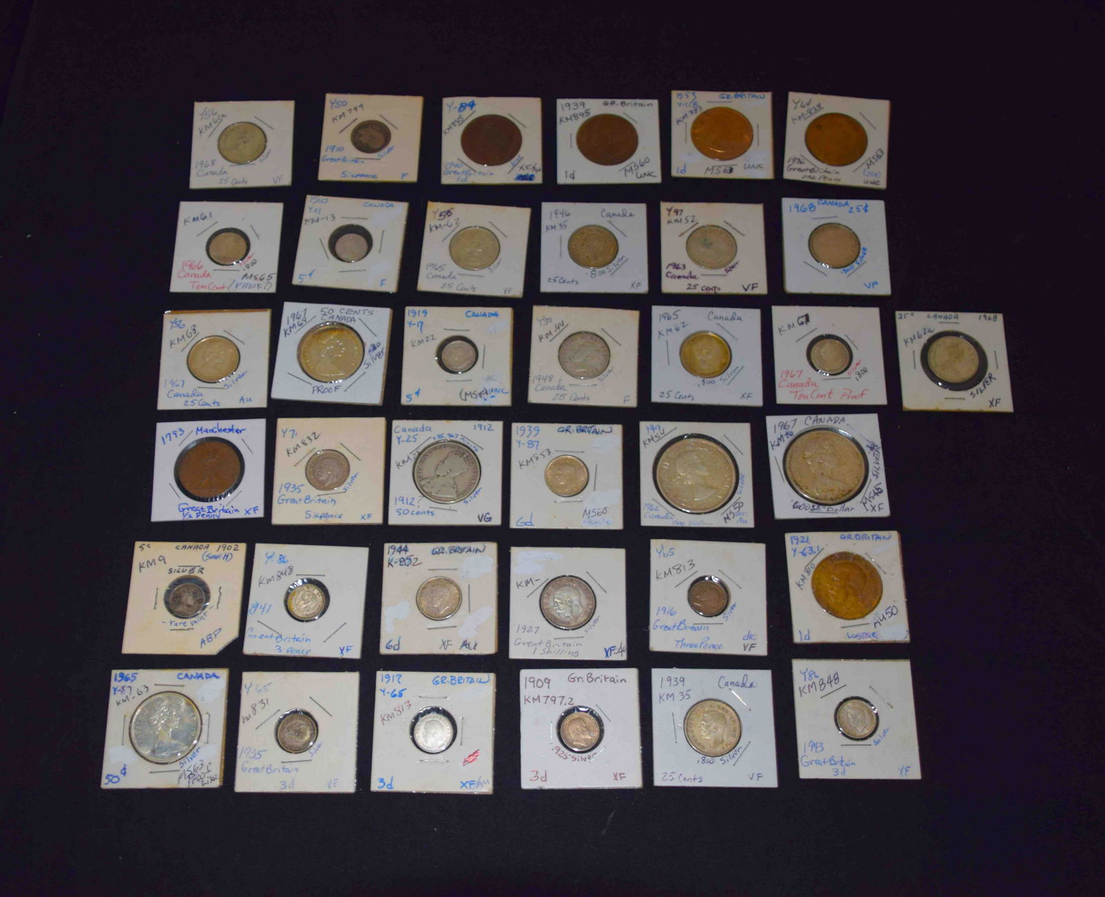 Canada & Great Britain Coins (1 of 7)