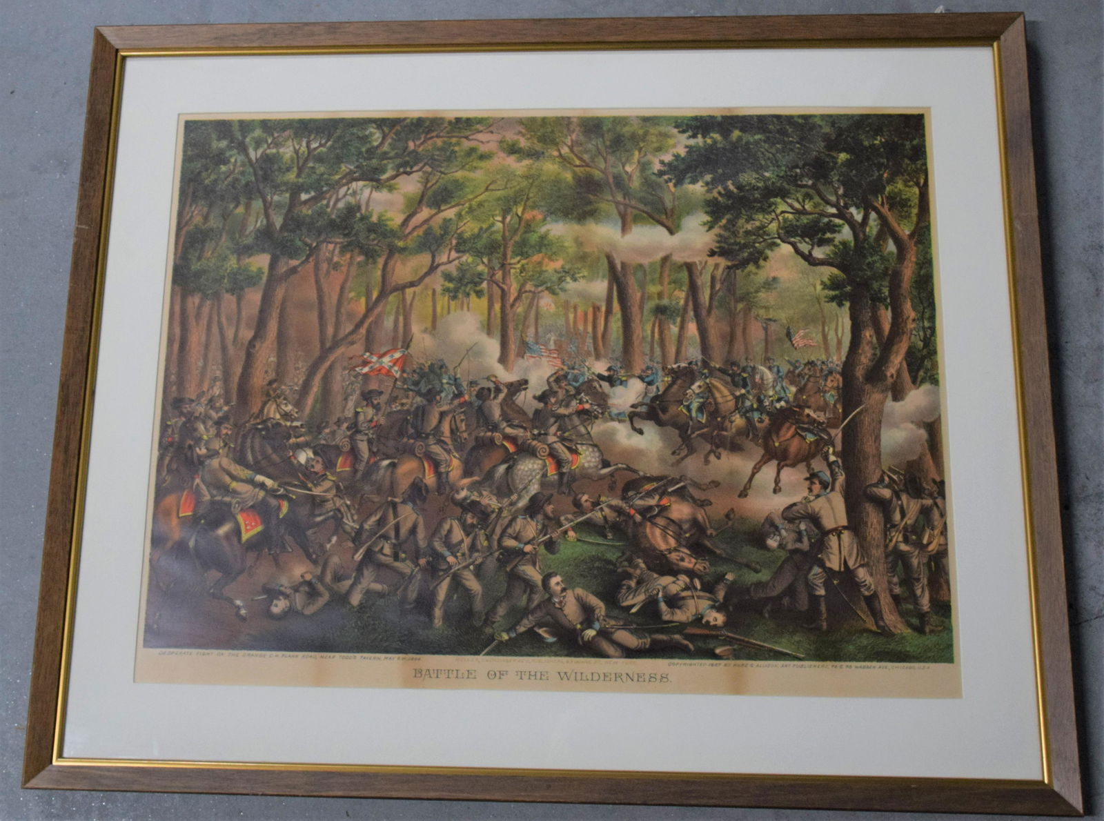 Civil War Lithograph (1 of 4)