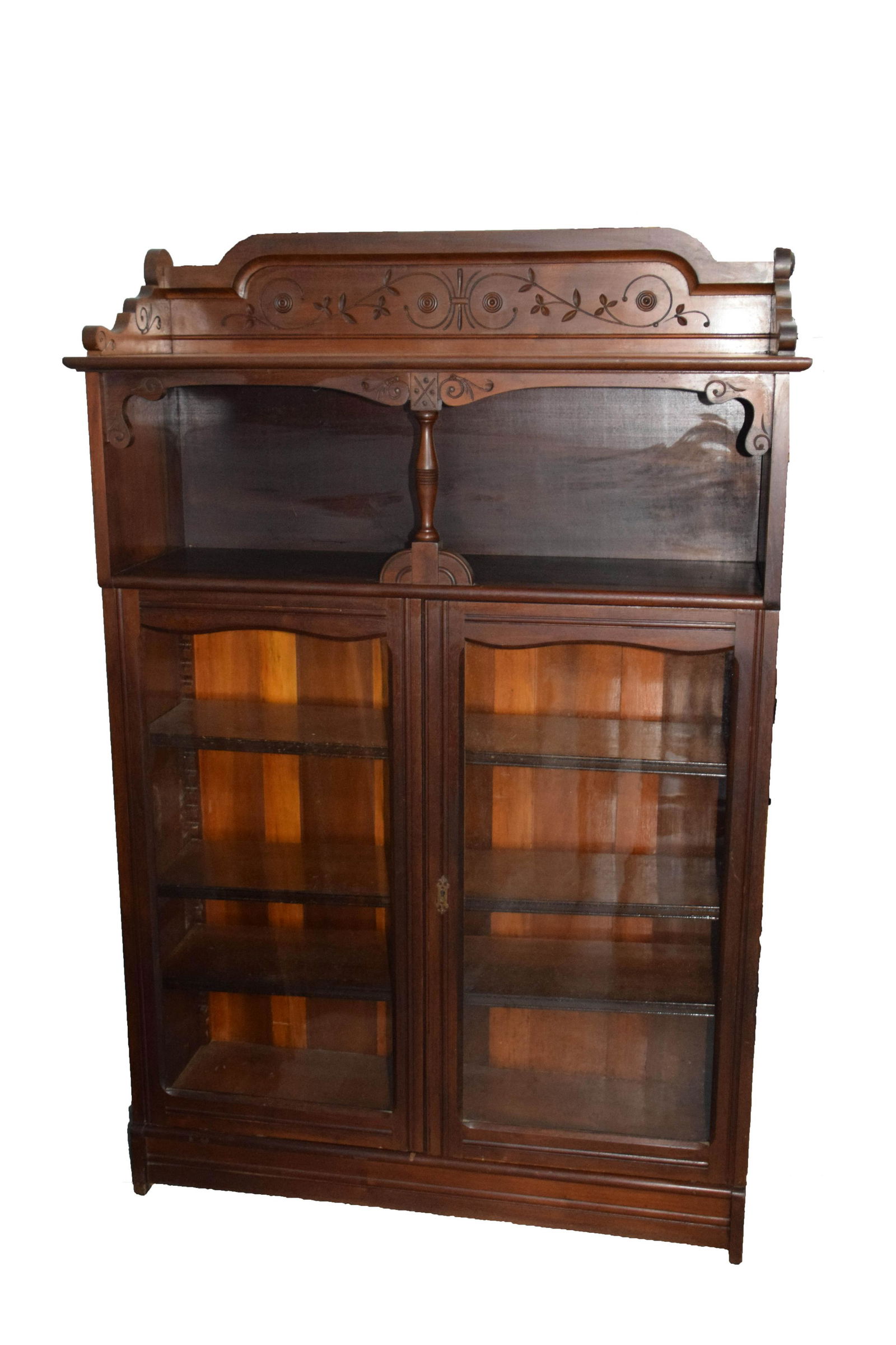 5 Shelf Eastlake Bookcase (1 of 6)