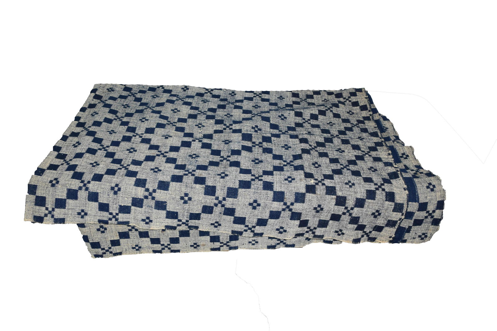 Square Pattern Coverlet (1 of 5)