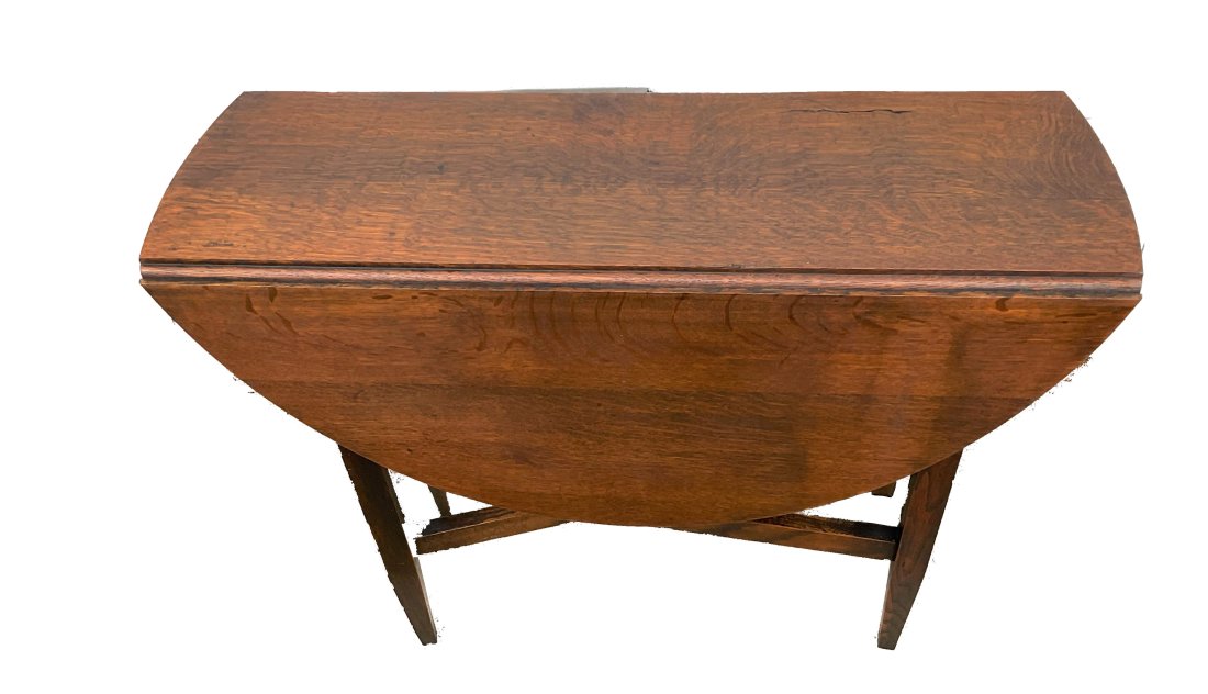 Mission Oak Drop Leaf Table (1 of 3)