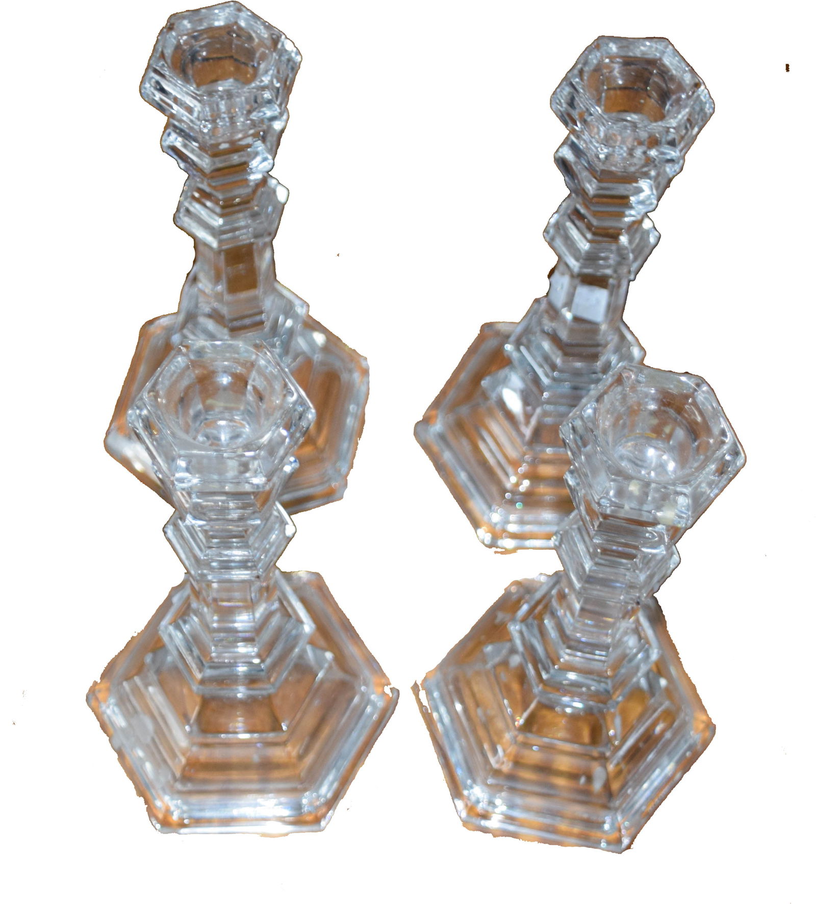 Tiffany Glass Candlesticks (1 of 3)