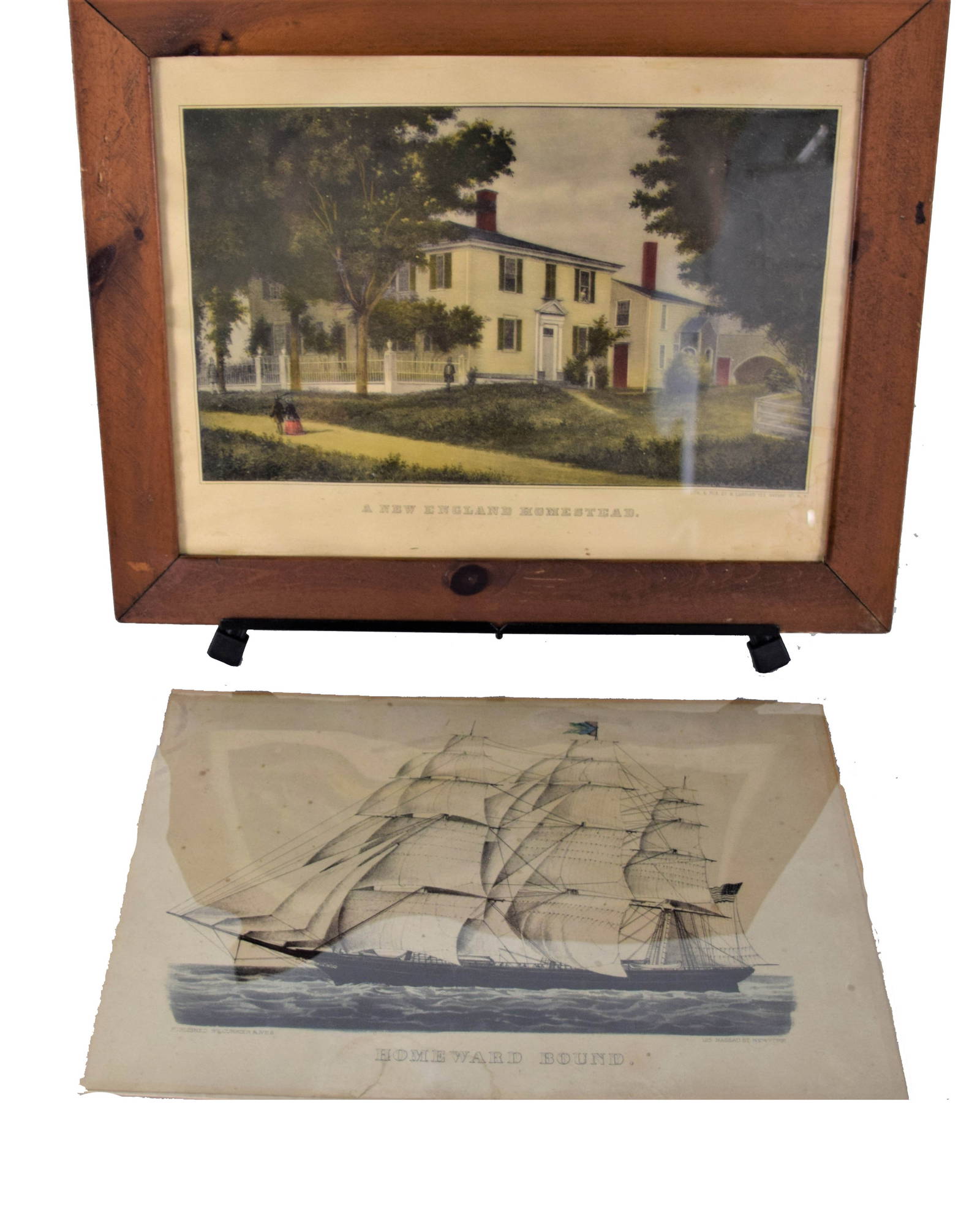 2 Currier &ives Auction
