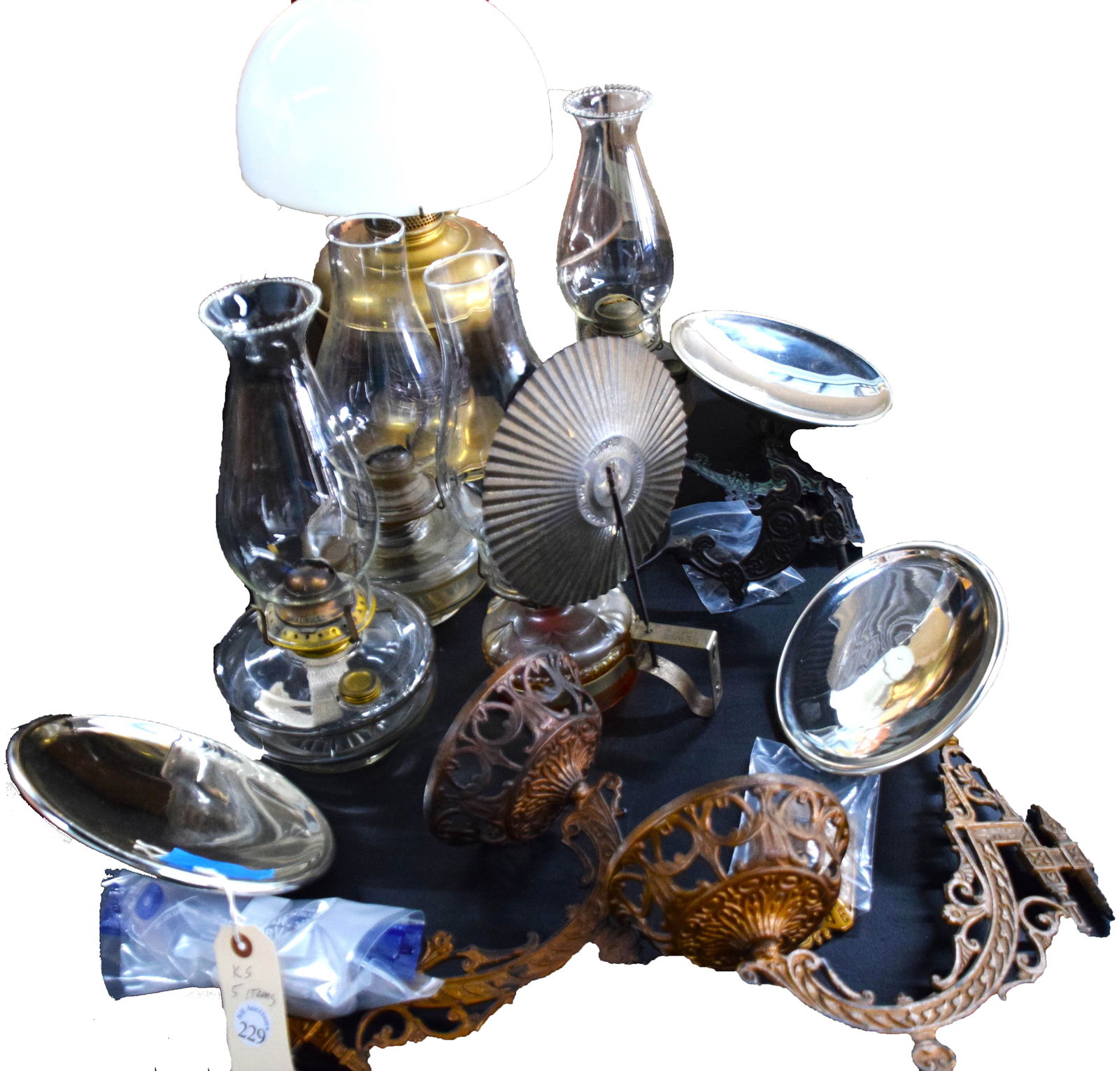 5 Oil Reflector Lamps (1 of 3)