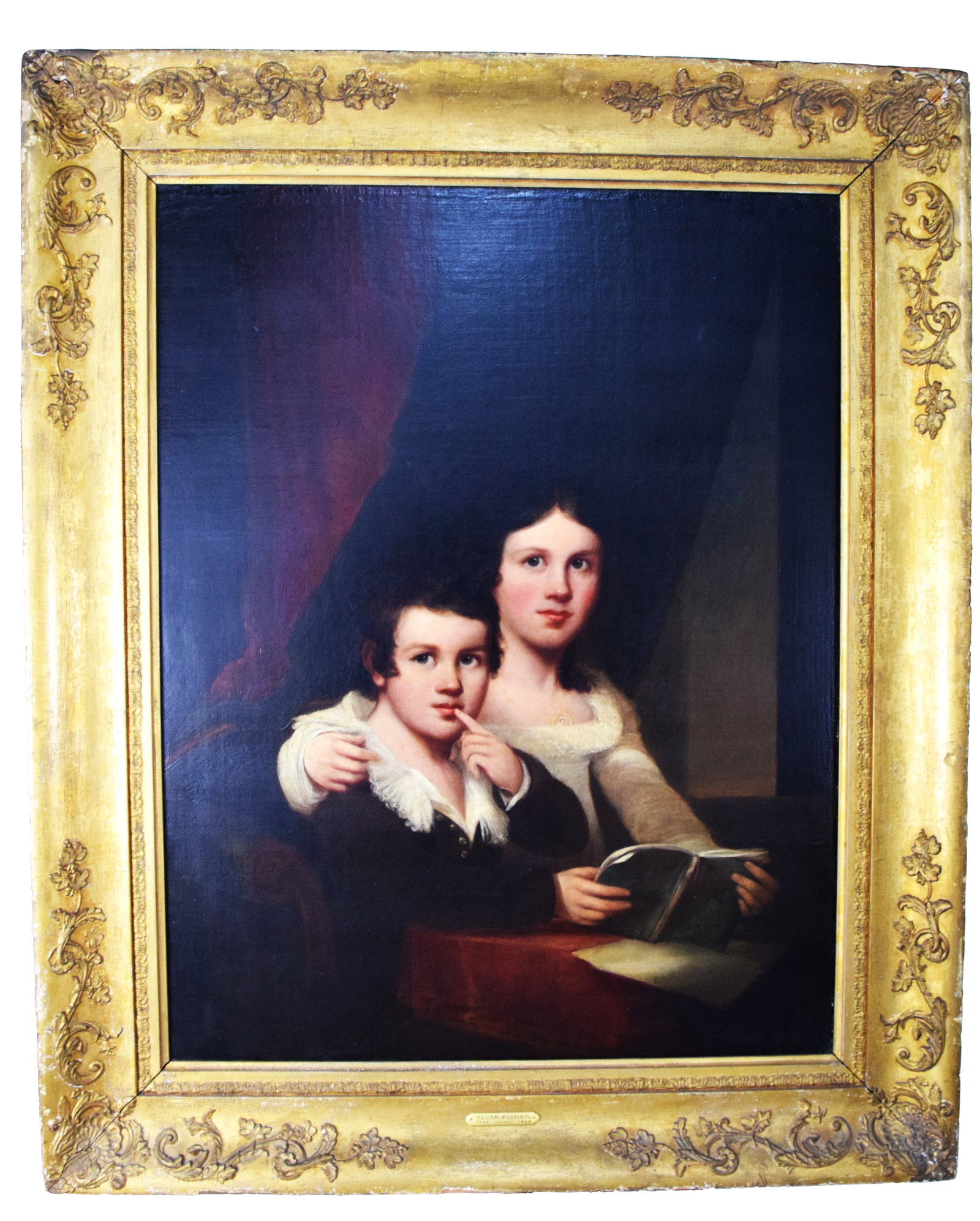 Alvin Fisher Portrait Painting (1 of 7)